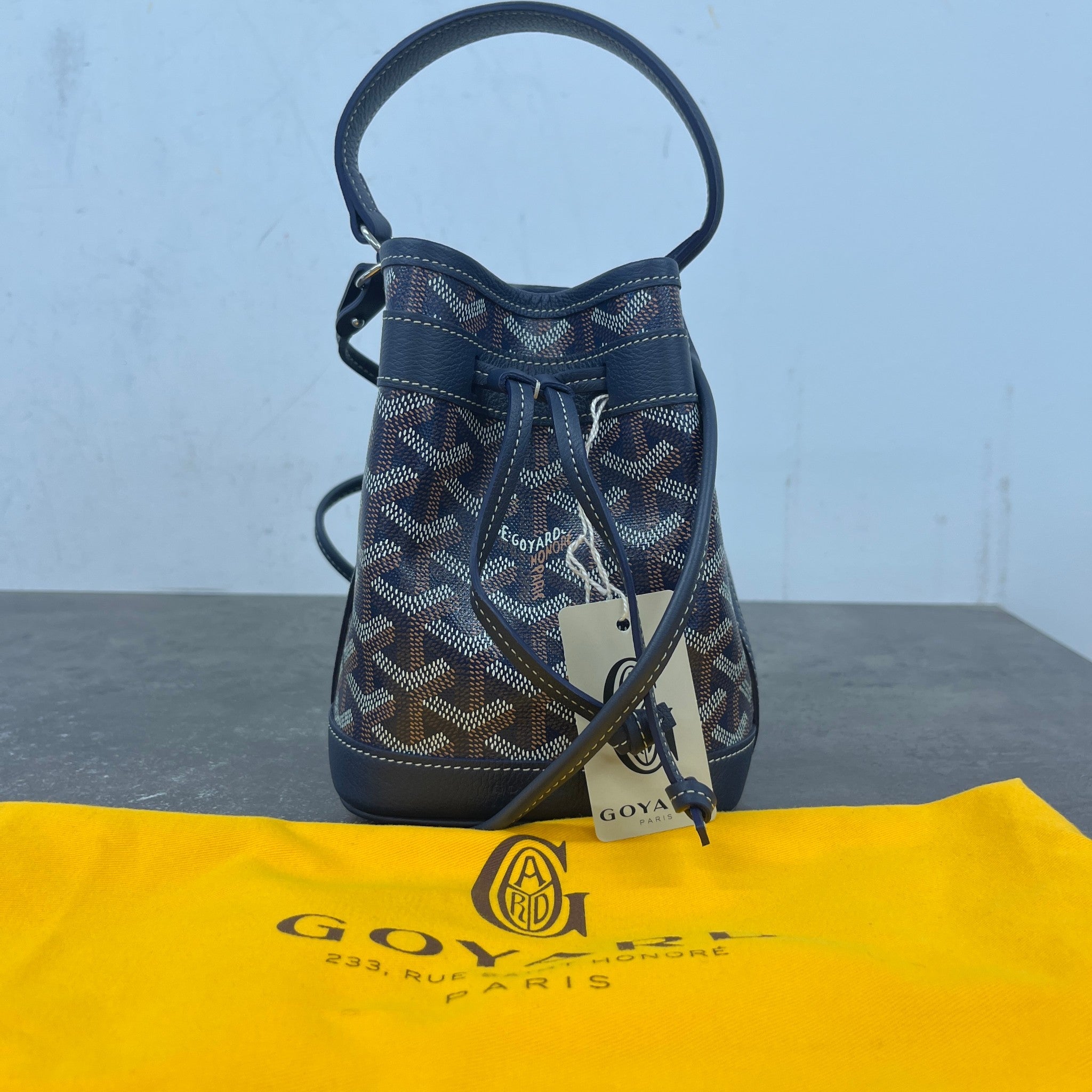 Women's Mini Petit Flot Bucket Bag Navy