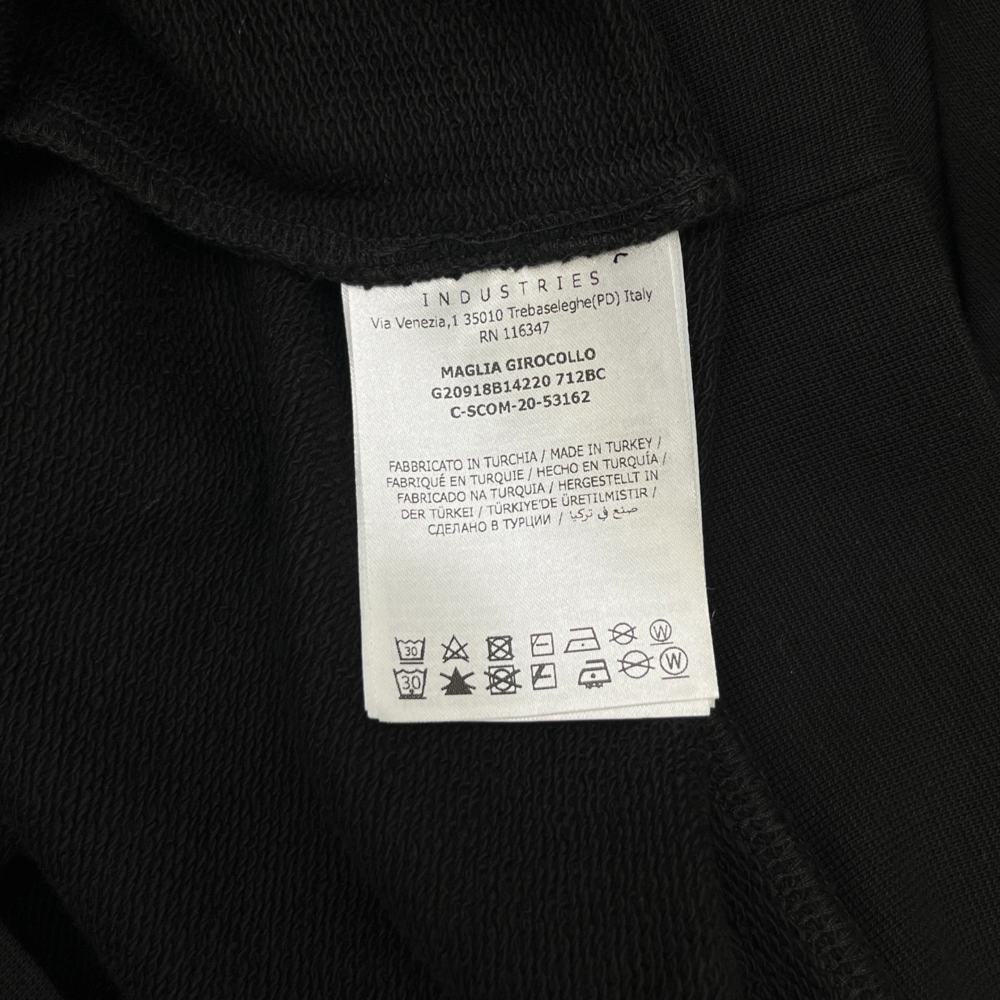 Men's Maglia Jumper Black Size S