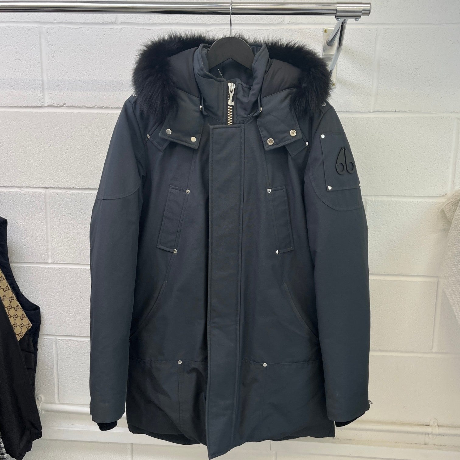Men's Original Stirling Parka Down Jacket Black Size M