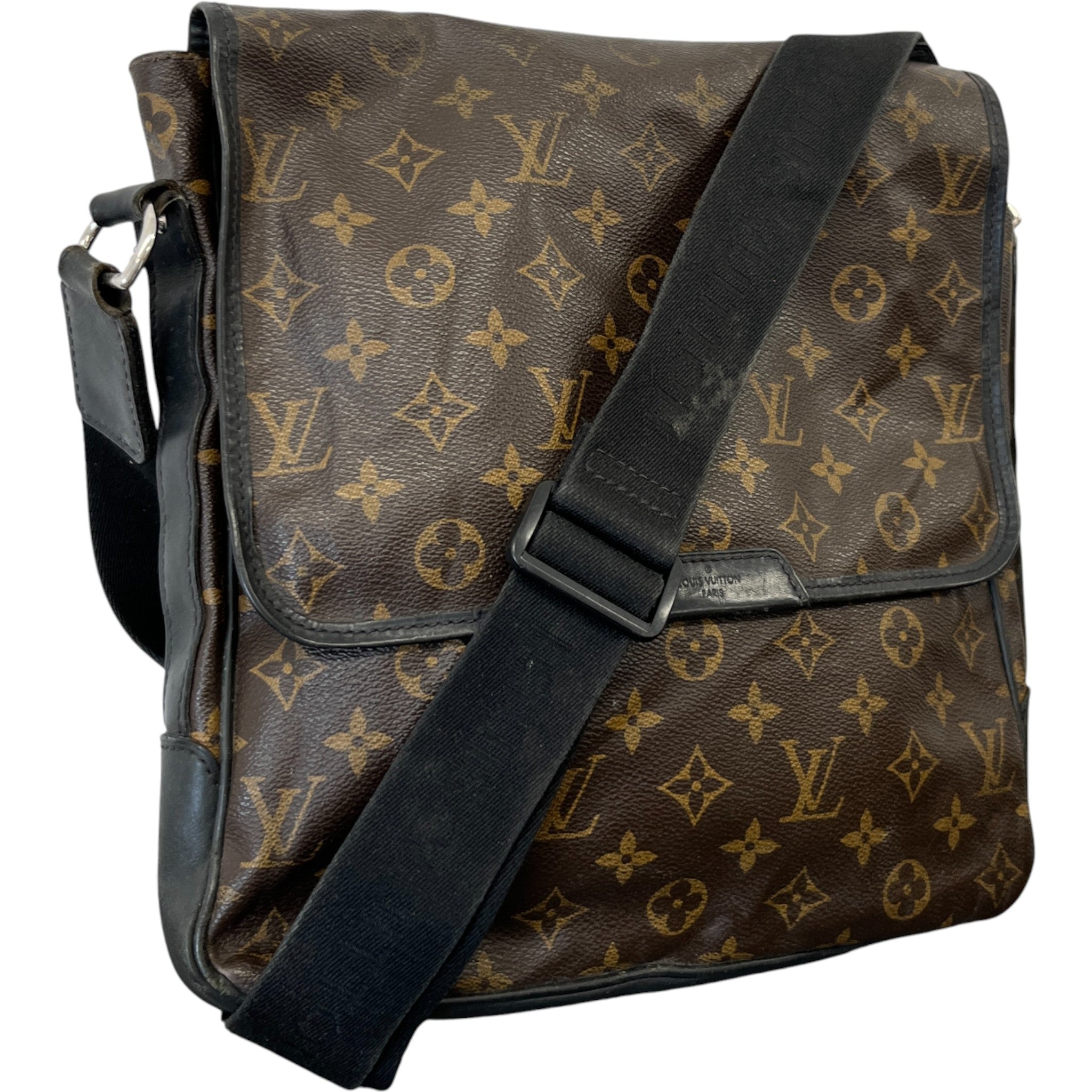 Men's Monogram Messenger Bag Brown