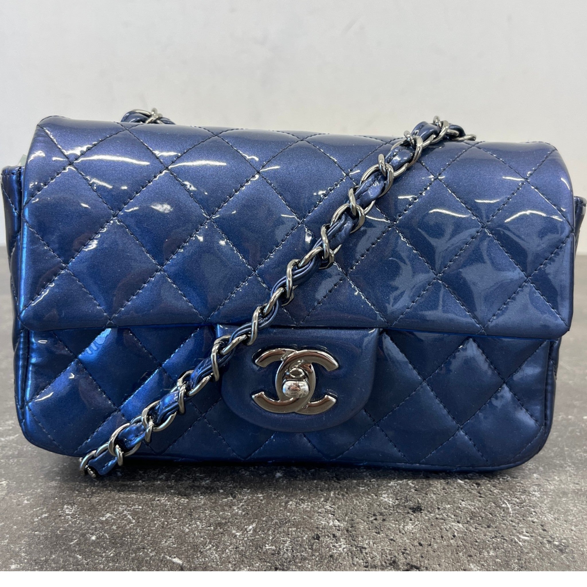 Women's Classic Flap Mini Bag Blue