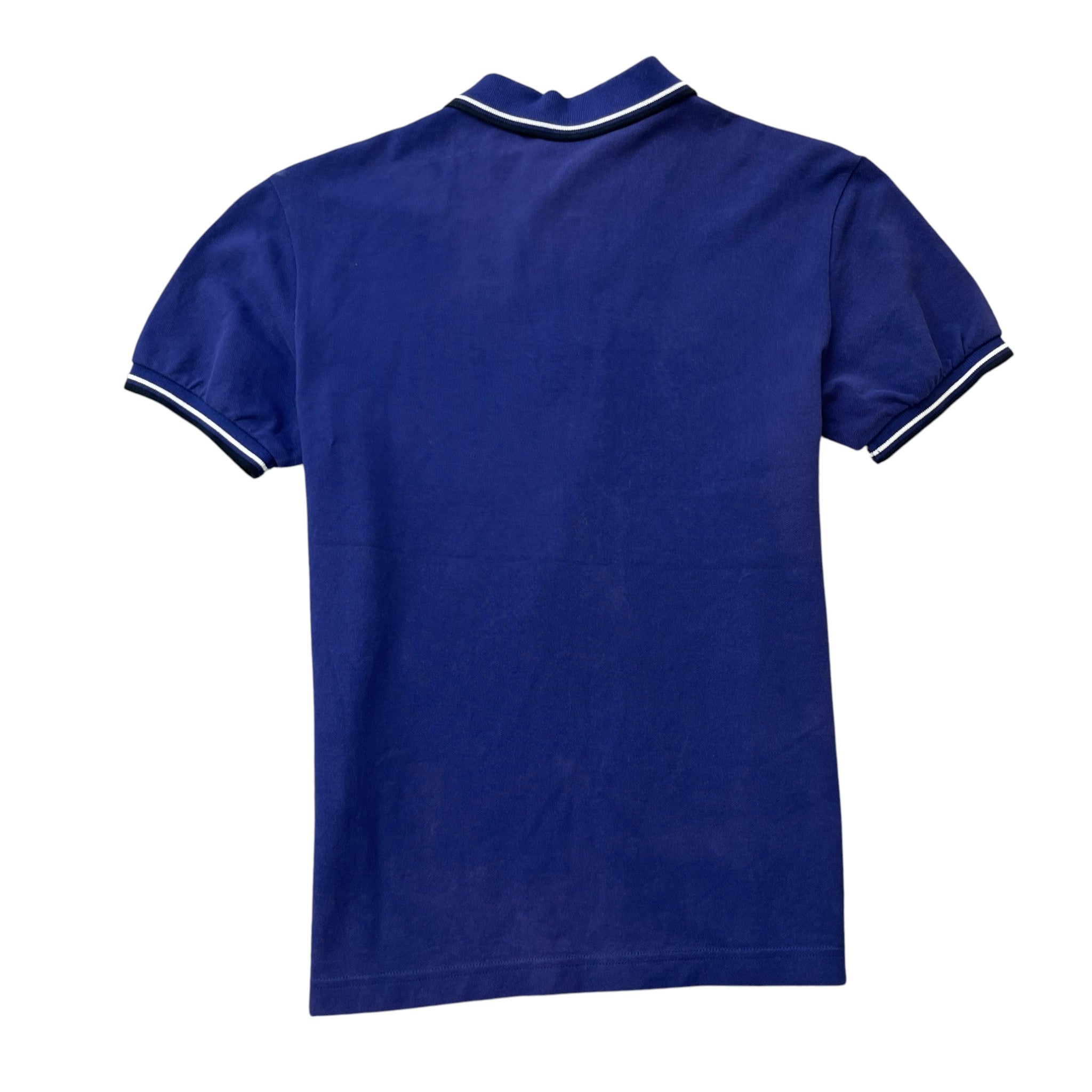 Men's Tab Logo Polo Shirt Blue Size S