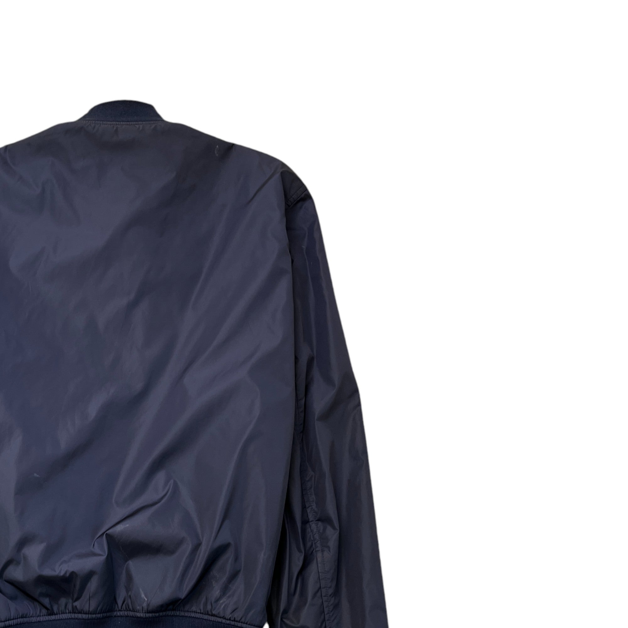 Men's Gg Supreme Reversable Bomber Jacket Navy Size IT 52 / XL