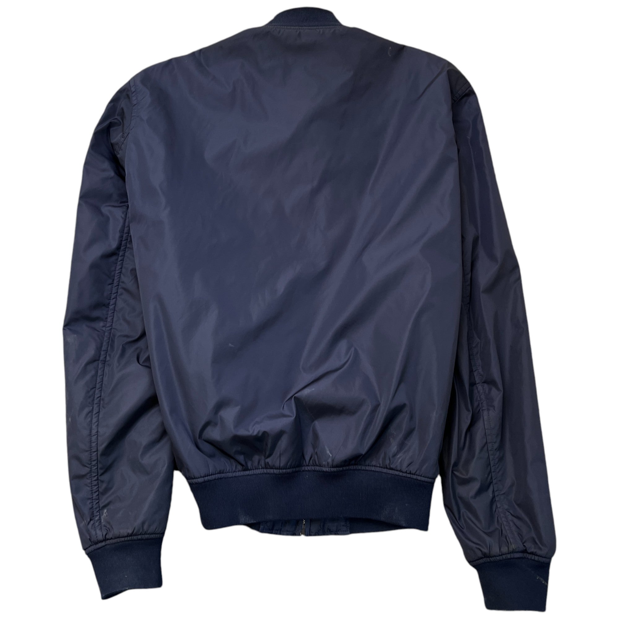 Men's Gg Supreme Reversable Bomber Jacket Navy Size IT 52 / XL