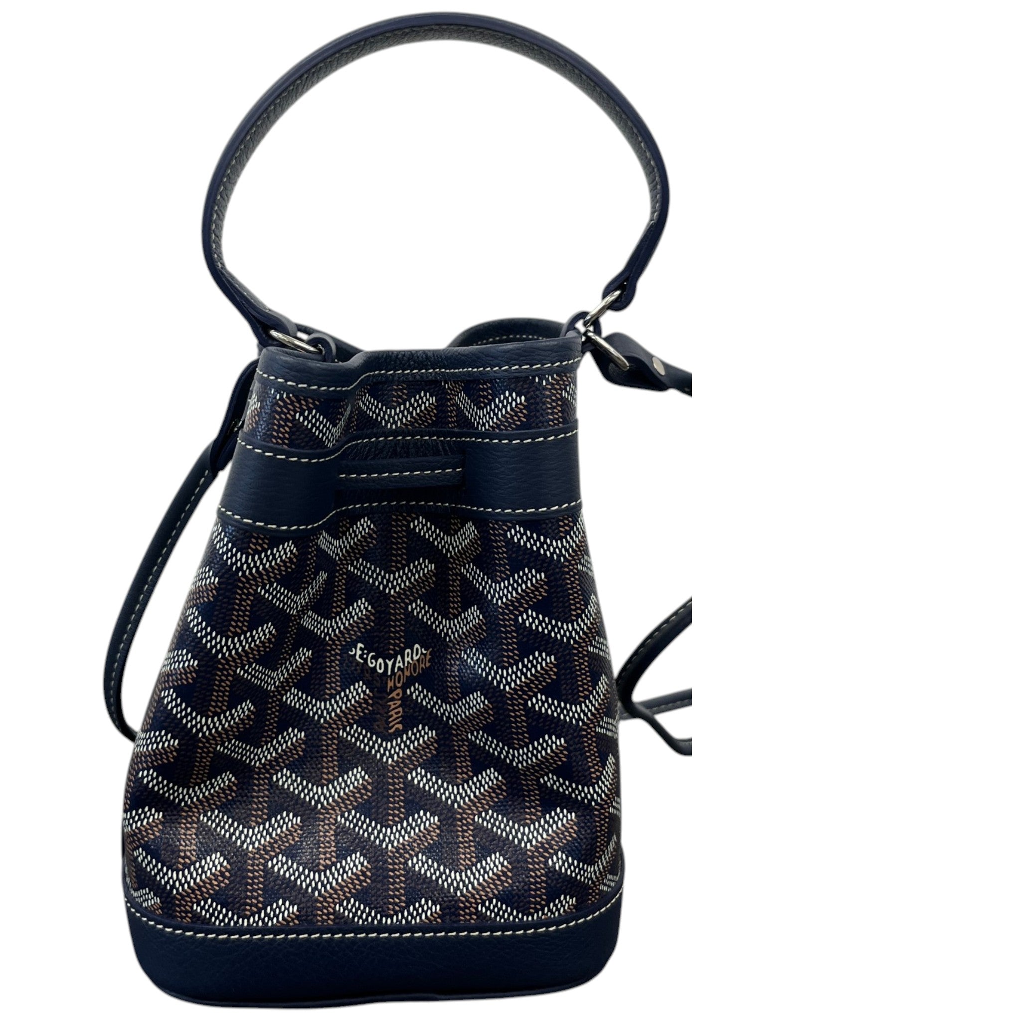 Women's Mini Petit Flot Bucket Bag Navy