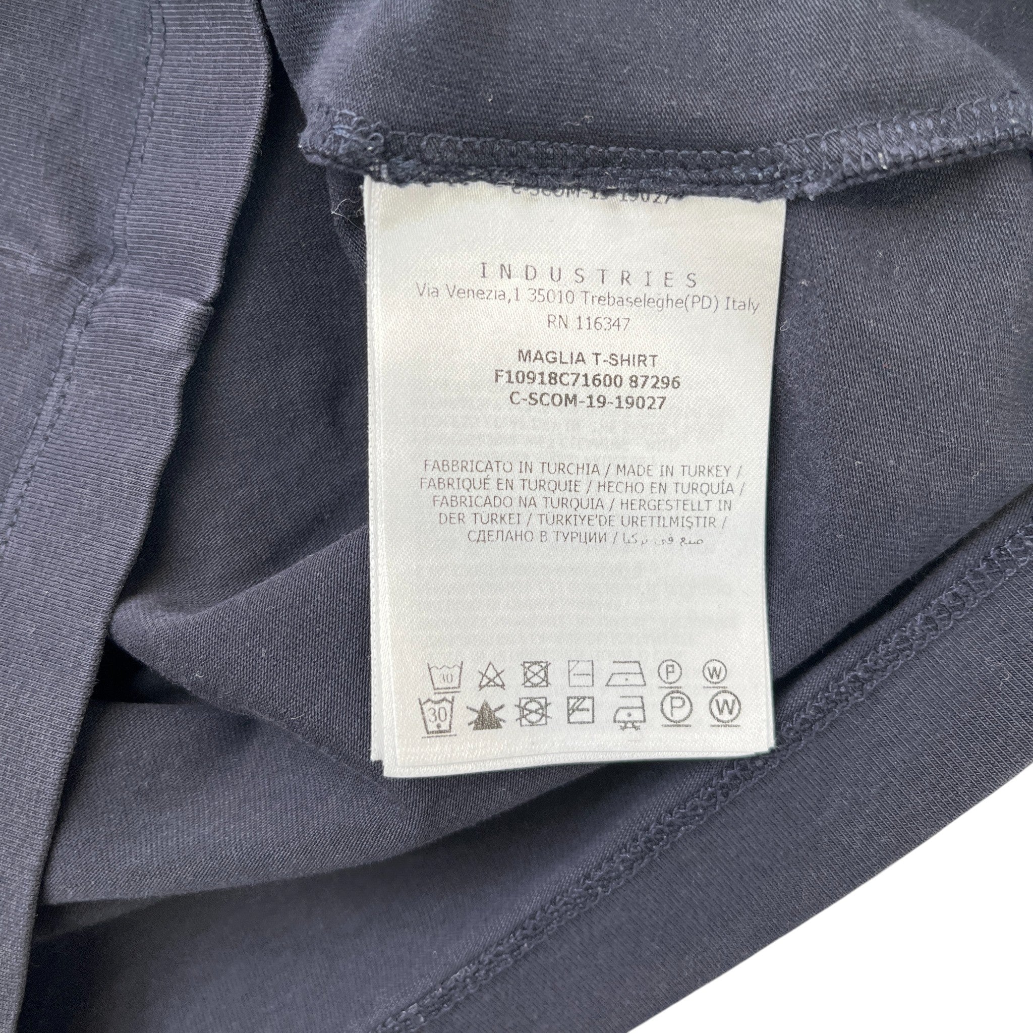 Men's Maglia T-Shirt Navy Size S