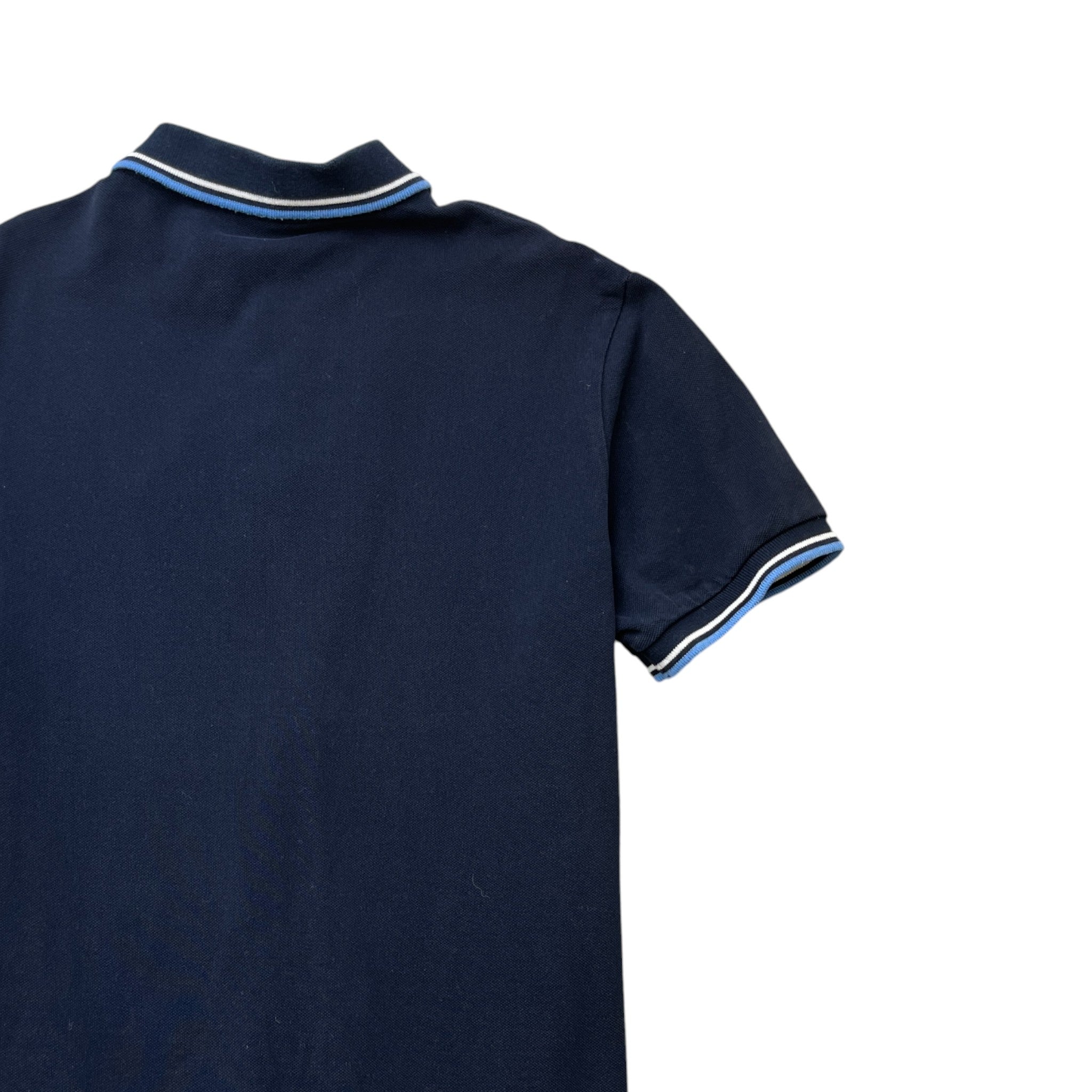 Men's Tab Logo Polo Shirt Navy Size L