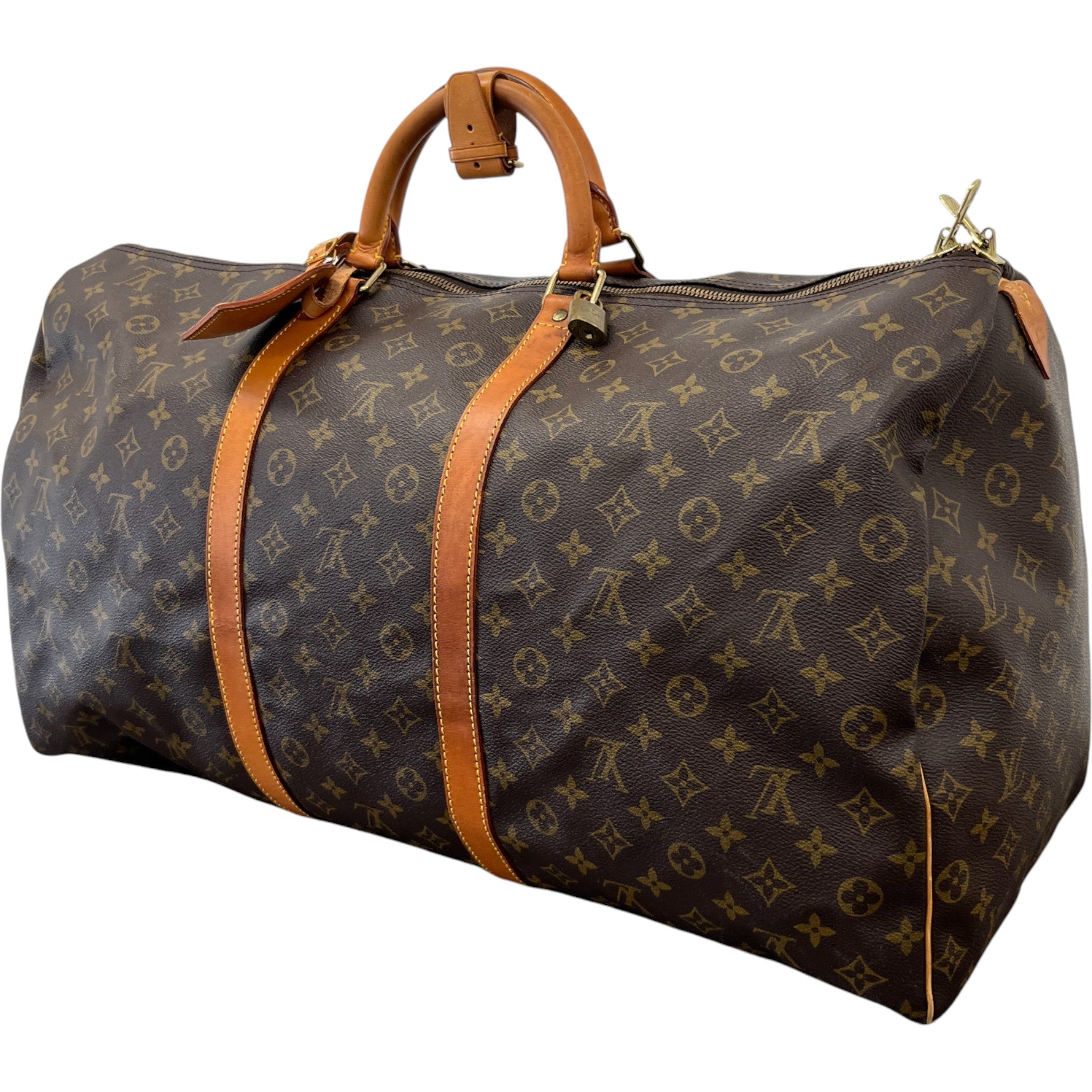 Men's Monogram Keepall 60 Bag Brown