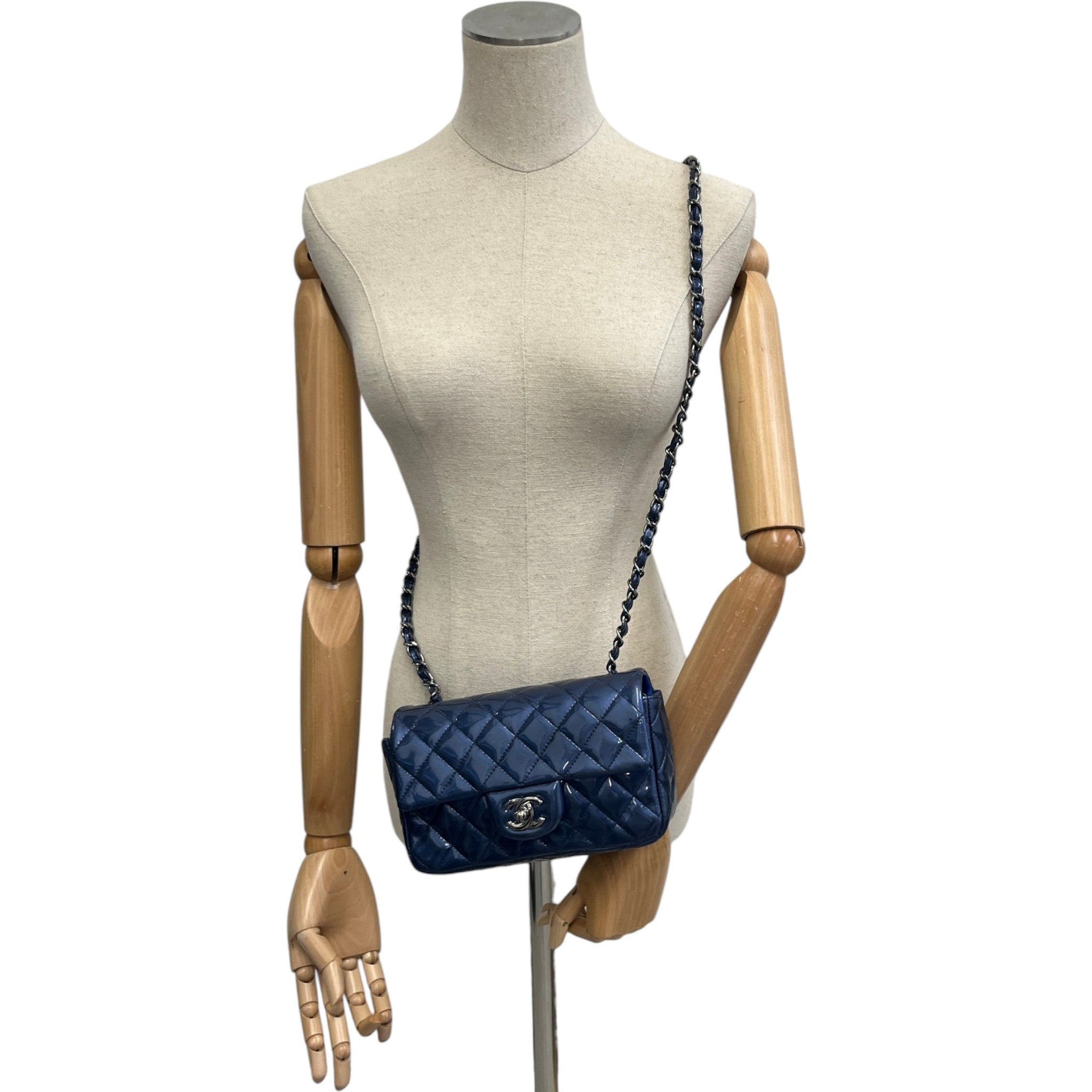 Women's Classic Flap Mini Bag Blue