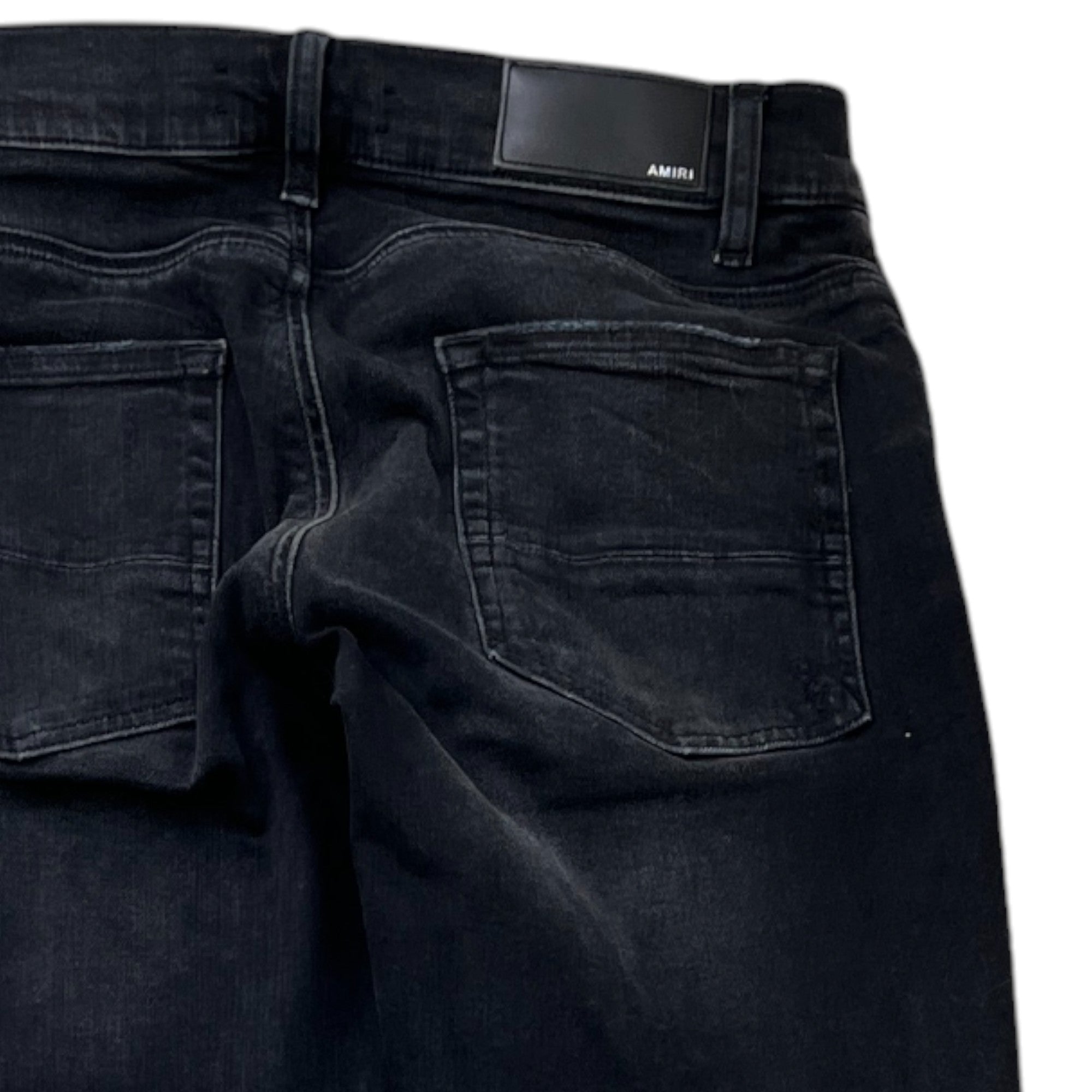 Men's Mx1 Distressed Jeans Black Size Waist 31"