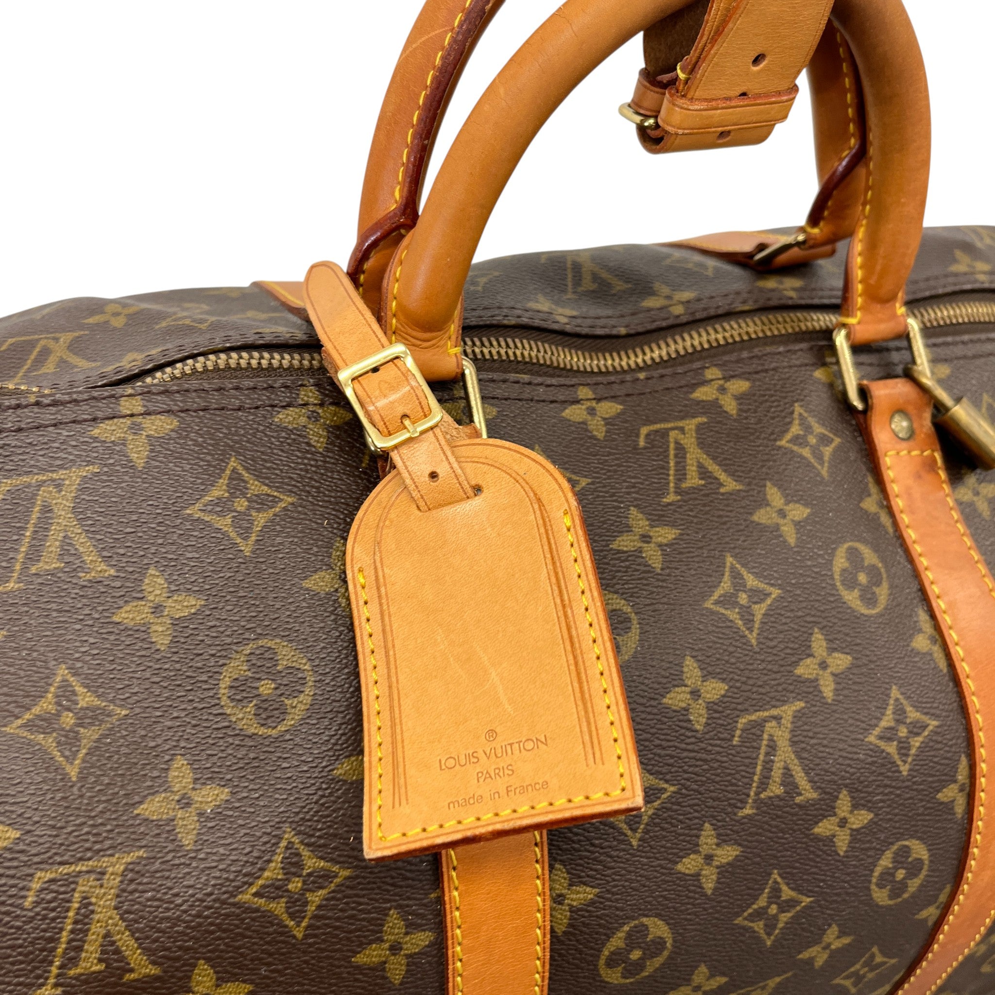 Men's Monogram Keepall 60 Bag Brown