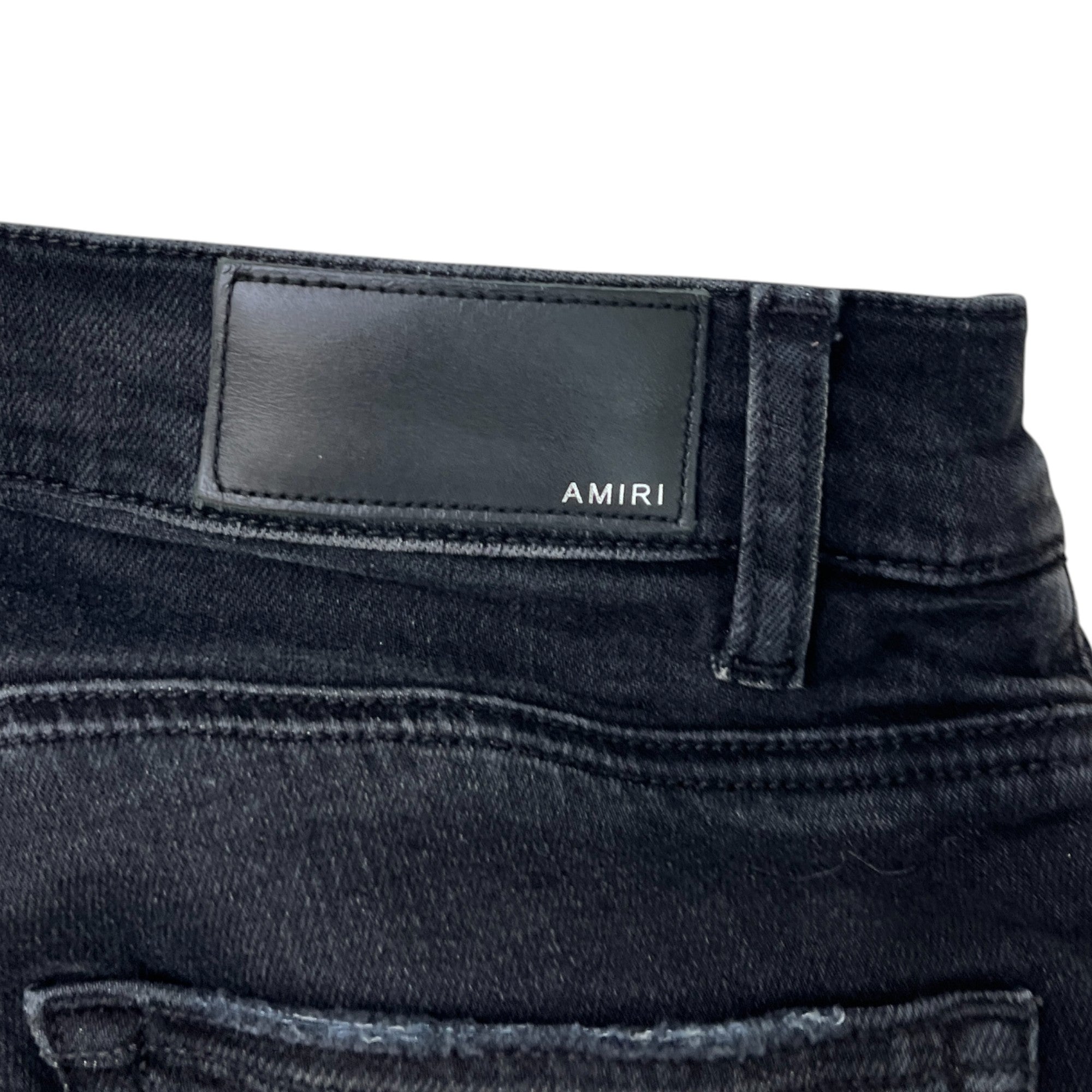 Men's Mx1 Distressed Jeans Black Size Waist 31"