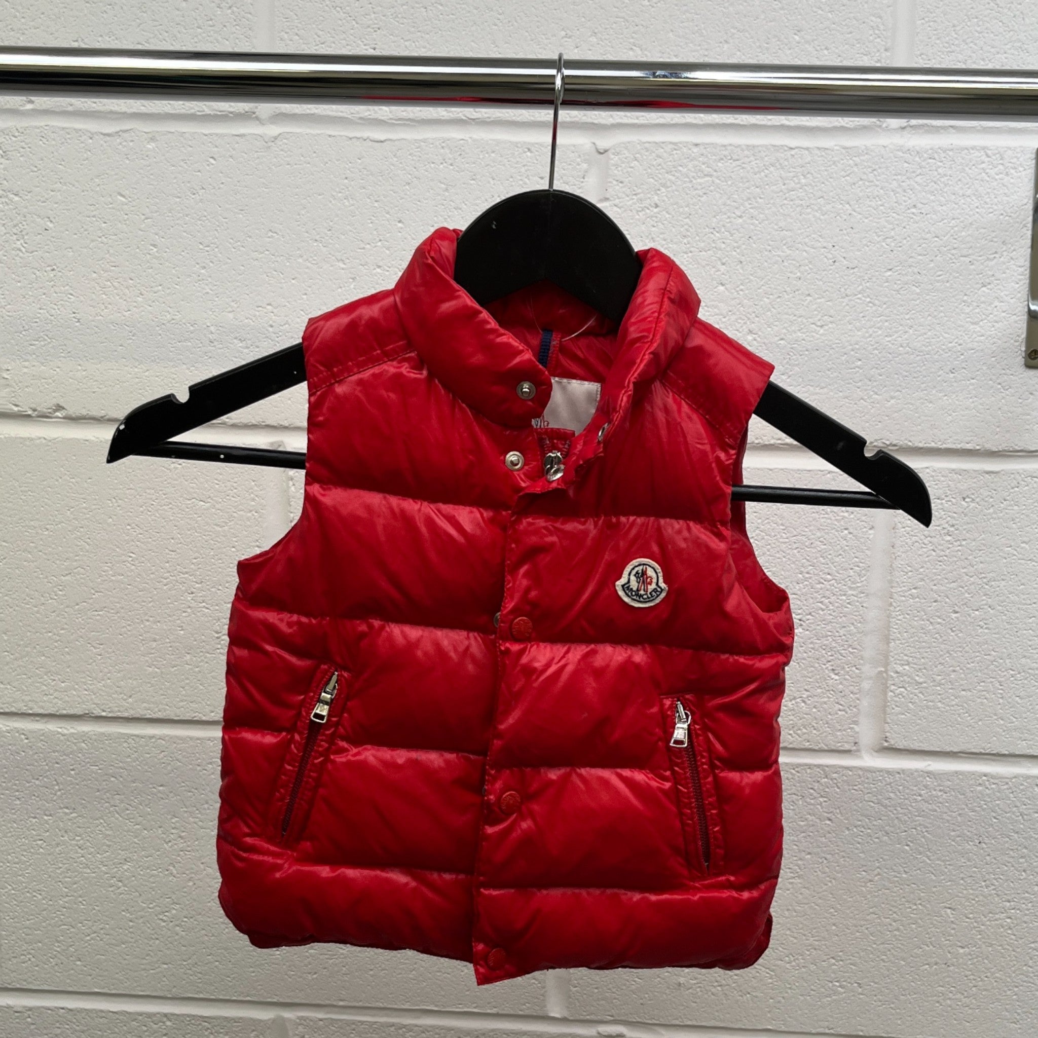 Men's Bernard 18-24 Months Gilet Red Size XXS