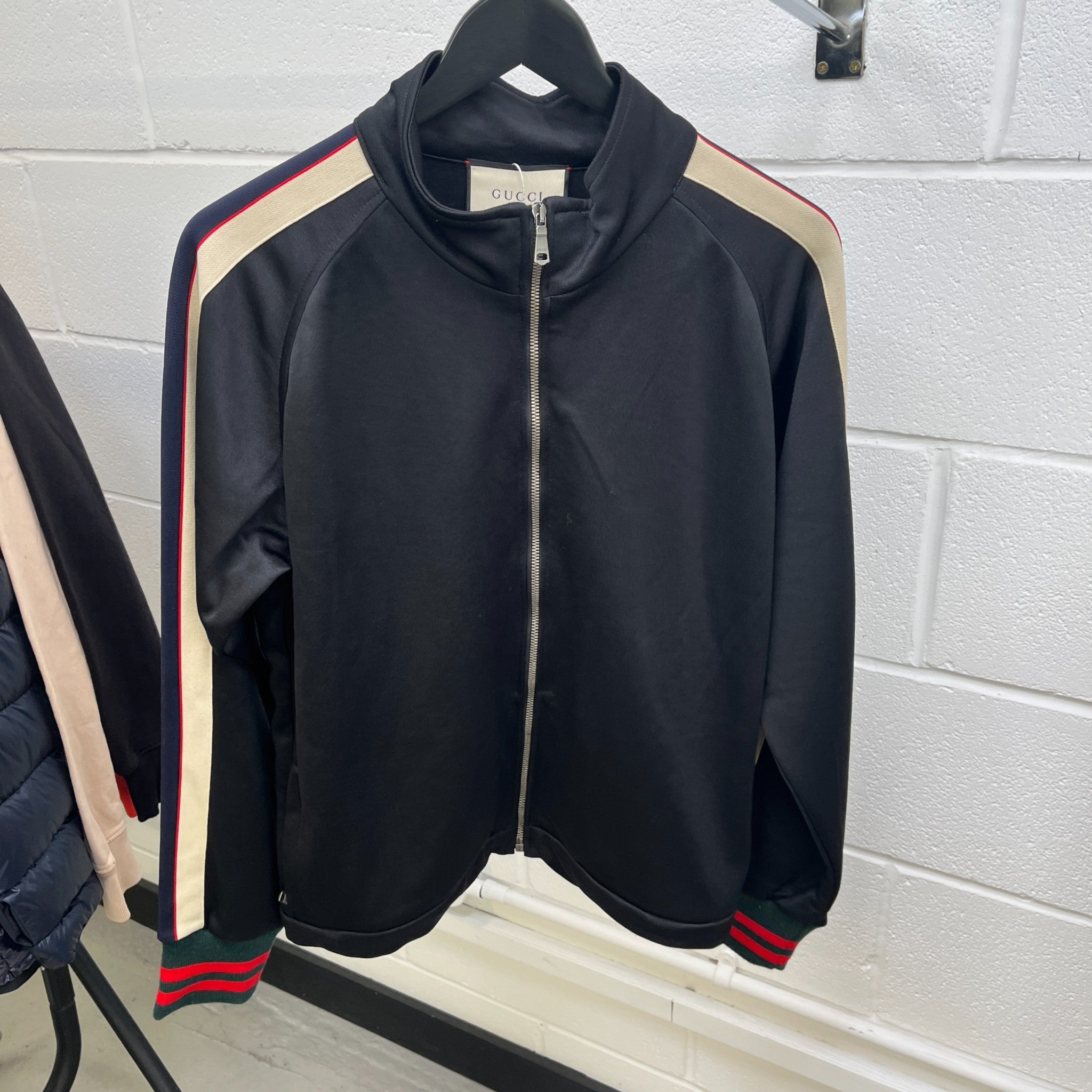 Men's Technical Jersey Jacket Black Size S