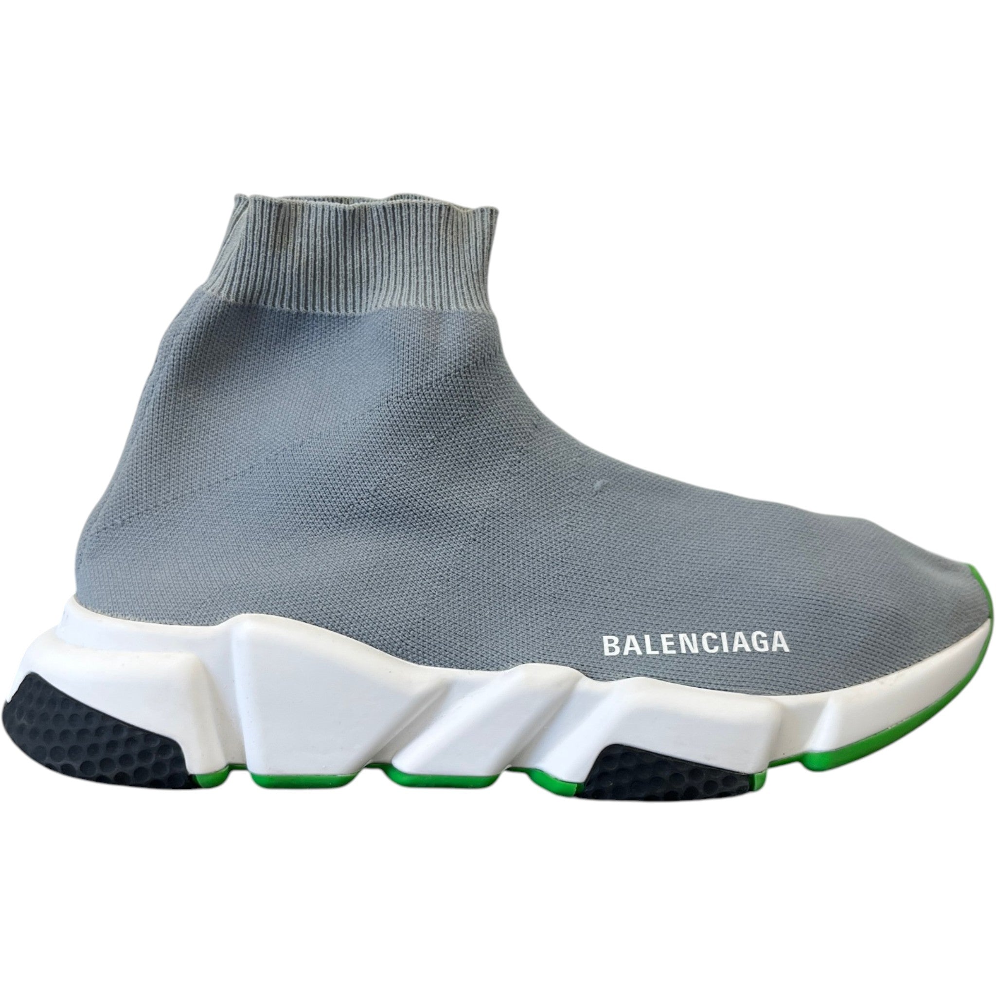 Women's Sock Runners High Trainers Grey Size EU 40 / UK 7