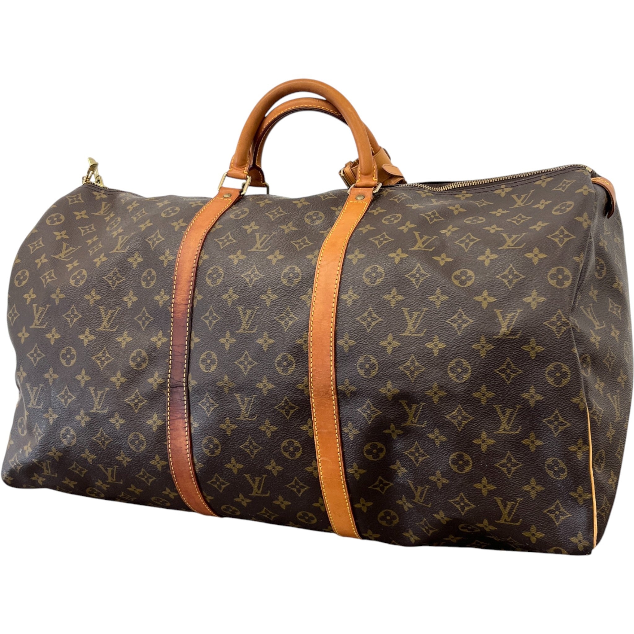 Men's Monogram Keepall 60 Bag Brown