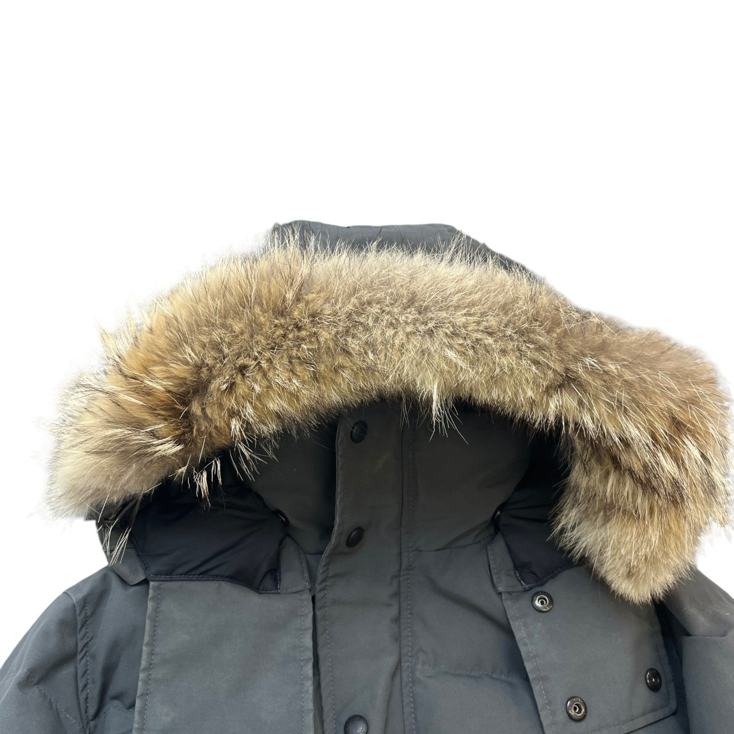 Men's Wyndham Parka Down Jacket Grey Size M