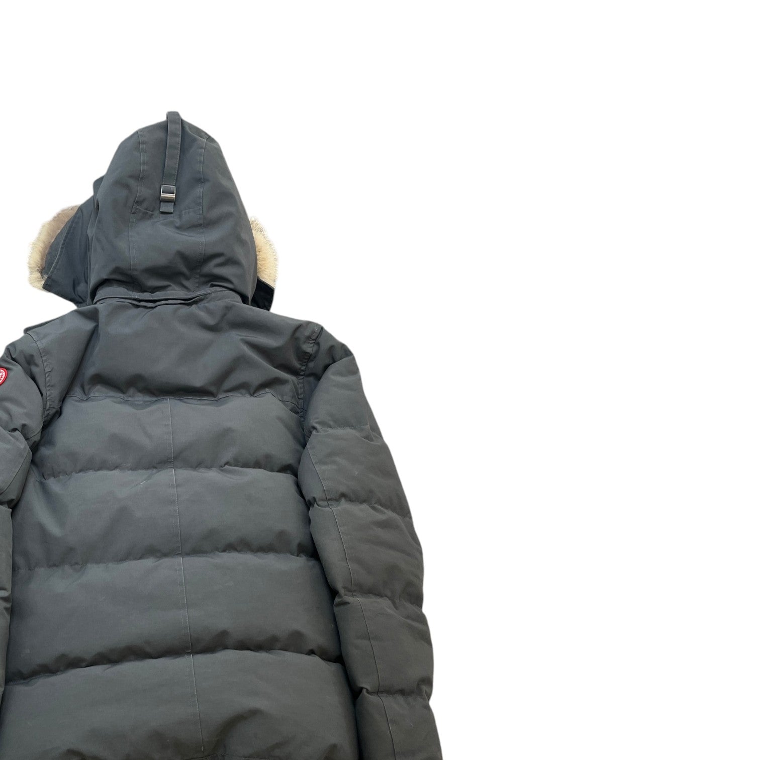 Men's Wyndham Parka Down Jacket Grey Size M