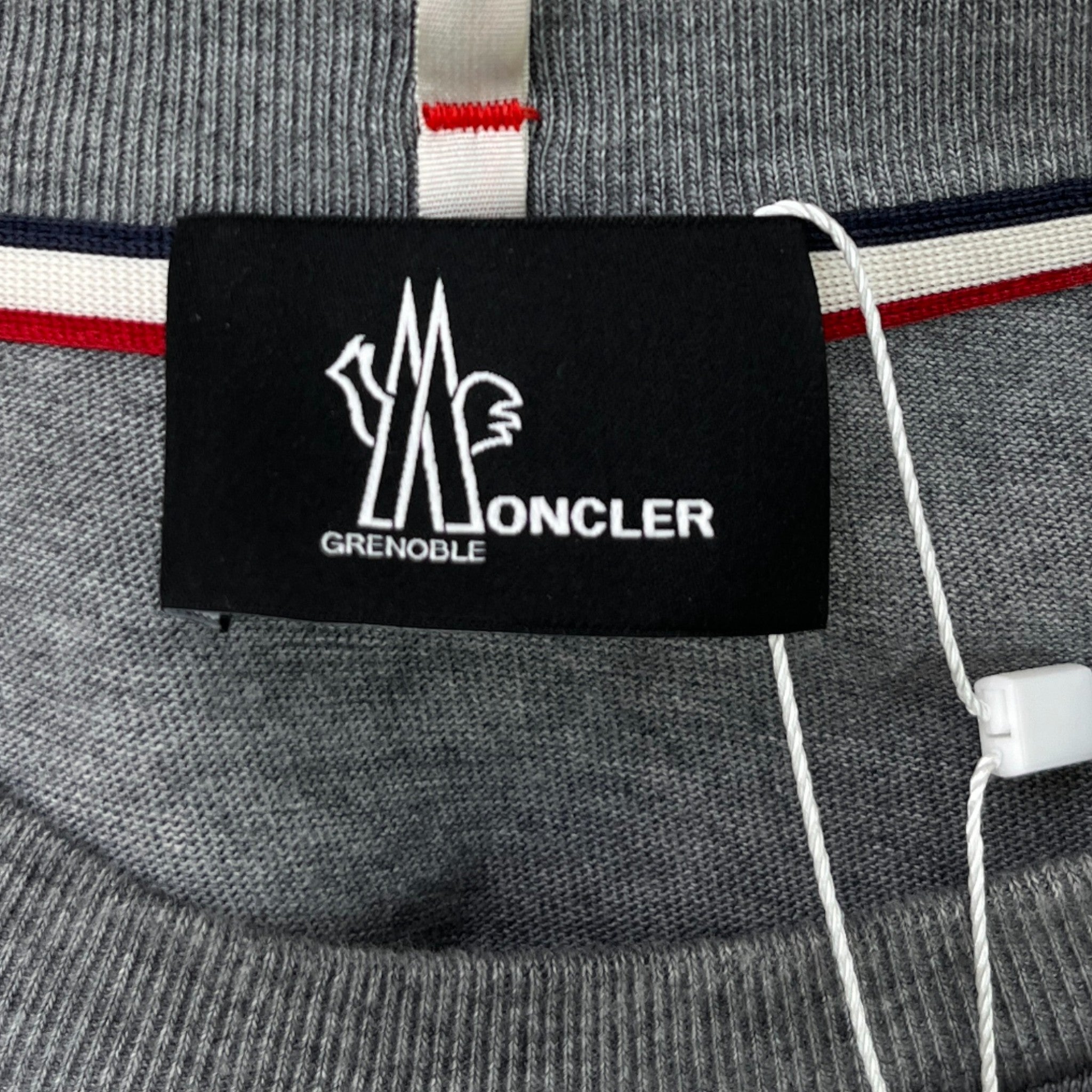 Men's Grenoble Logo T-Shirt Grey Size L