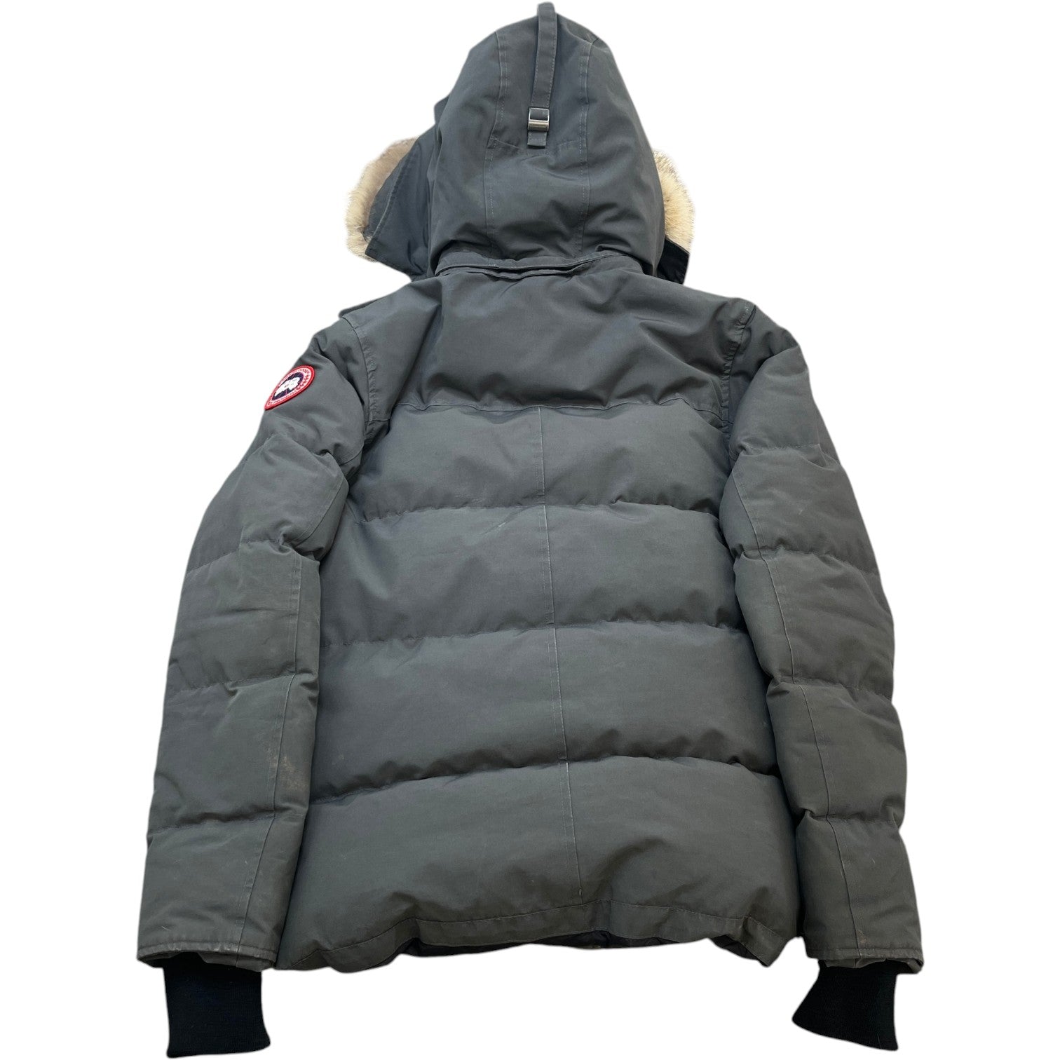 Men's Wyndham Parka Down Jacket Grey Size M