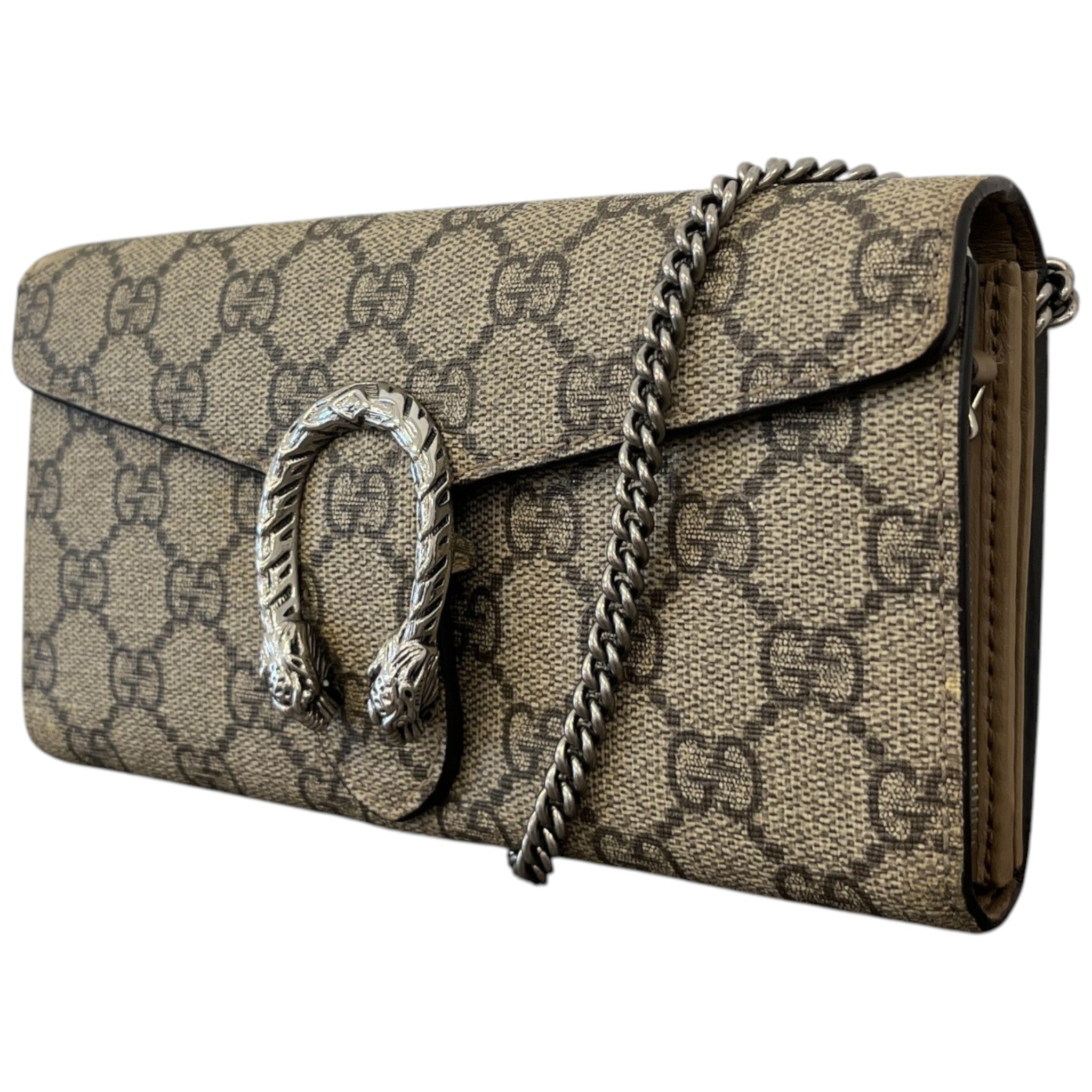Women's Dionysus Wallet On Chain Bag Beige