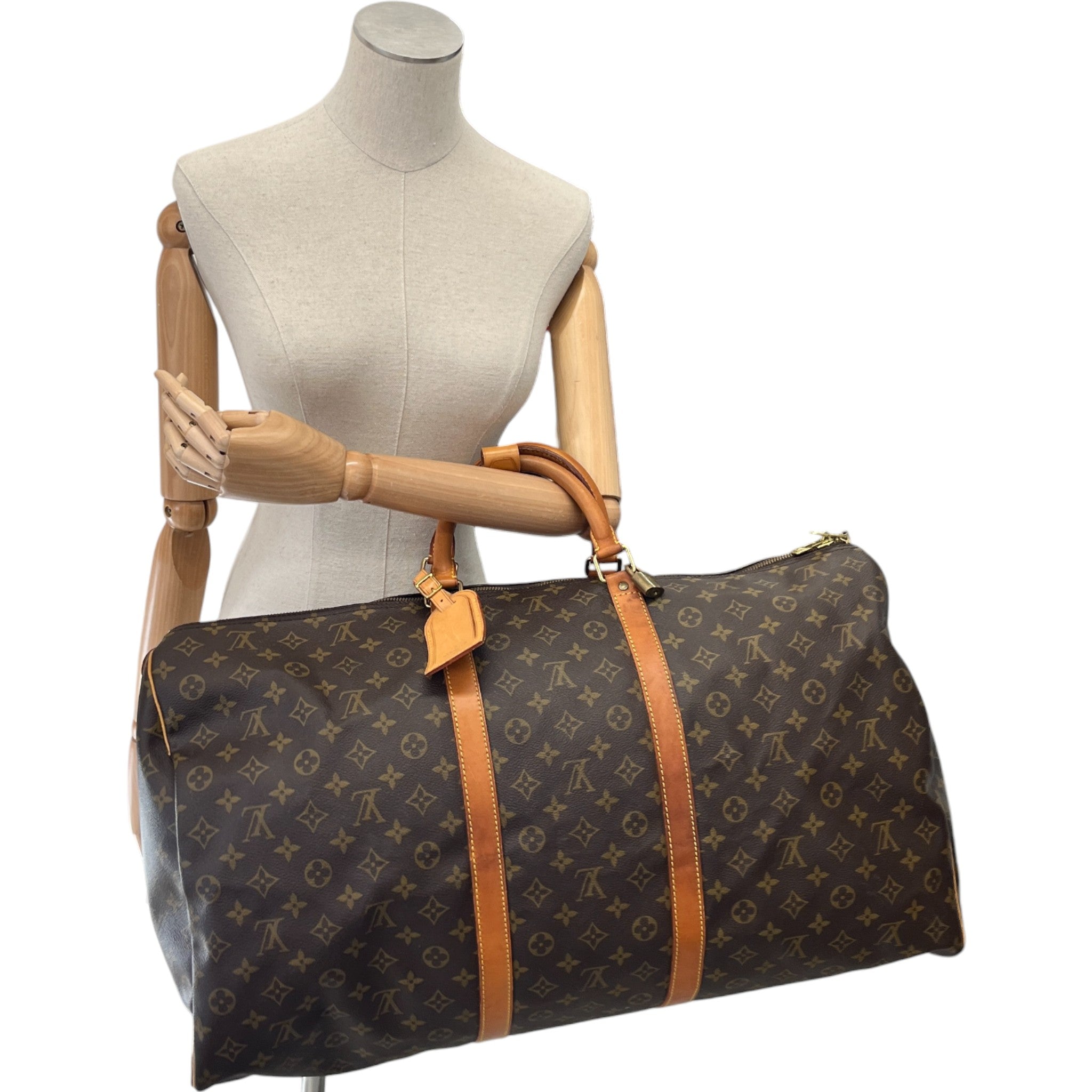 Men's Monogram Keepall 60 Bag Brown