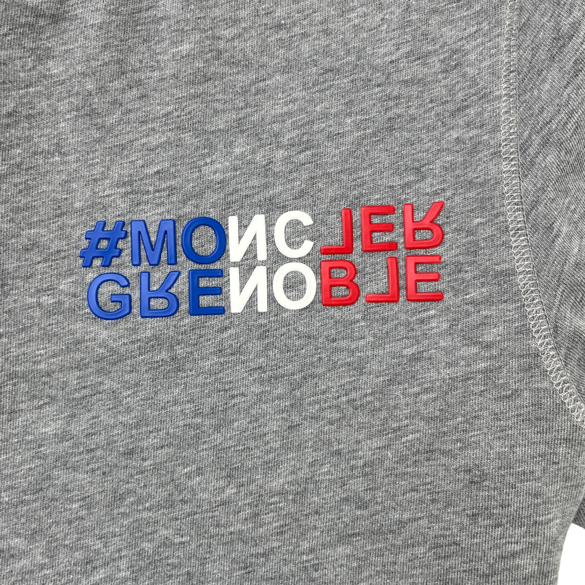 Men's Grenoble Logo T-Shirt Grey Size L