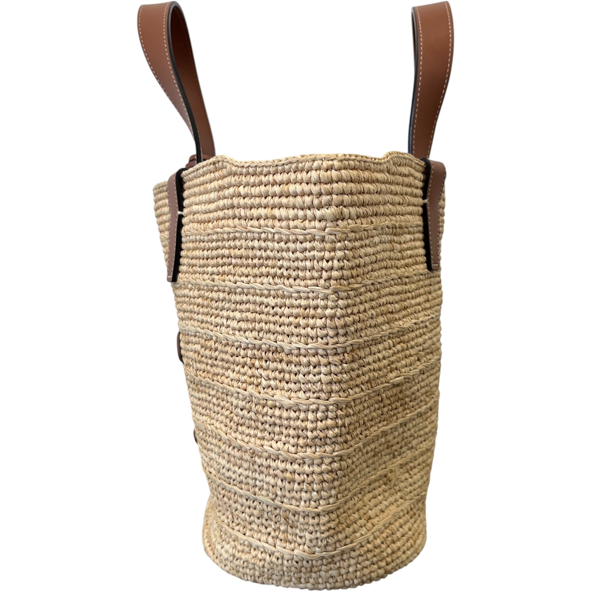 Women's Teen Supple Raffia Bag Beige