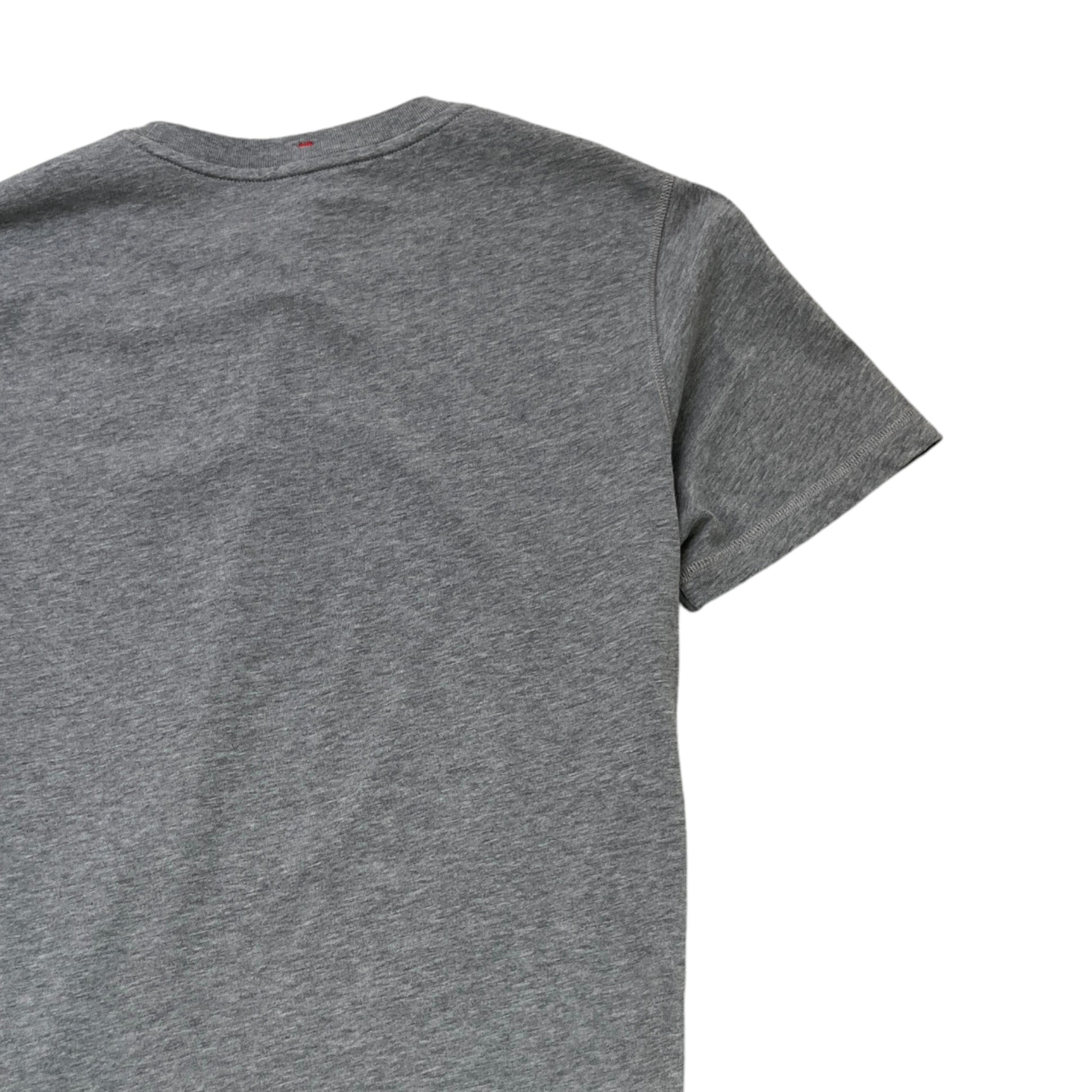 Men's Grenoble Logo T-Shirt Grey Size L