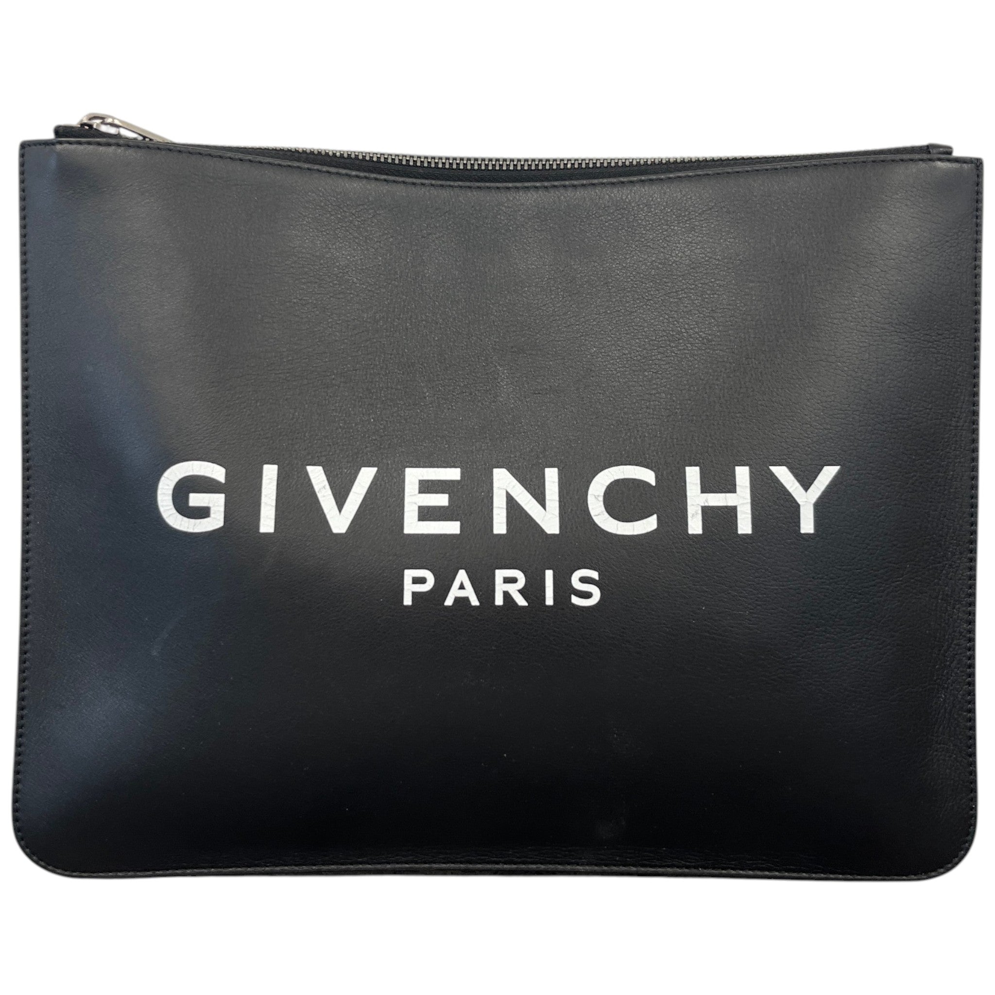 Men's Logo Print Pouch Black