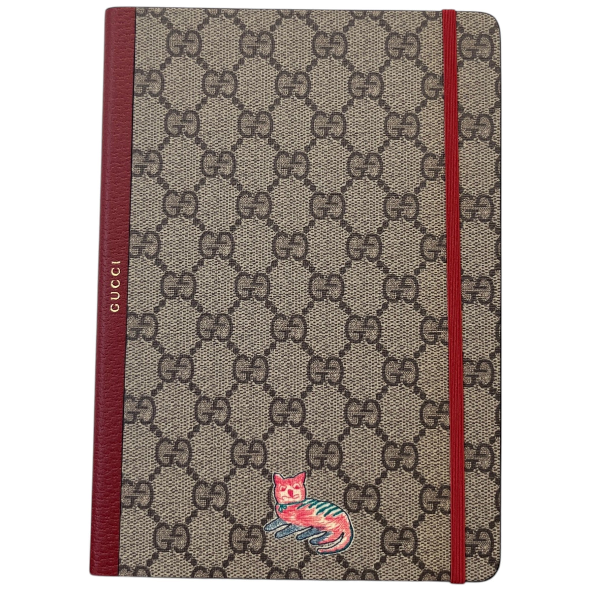Gg Supreme Notebook Beige