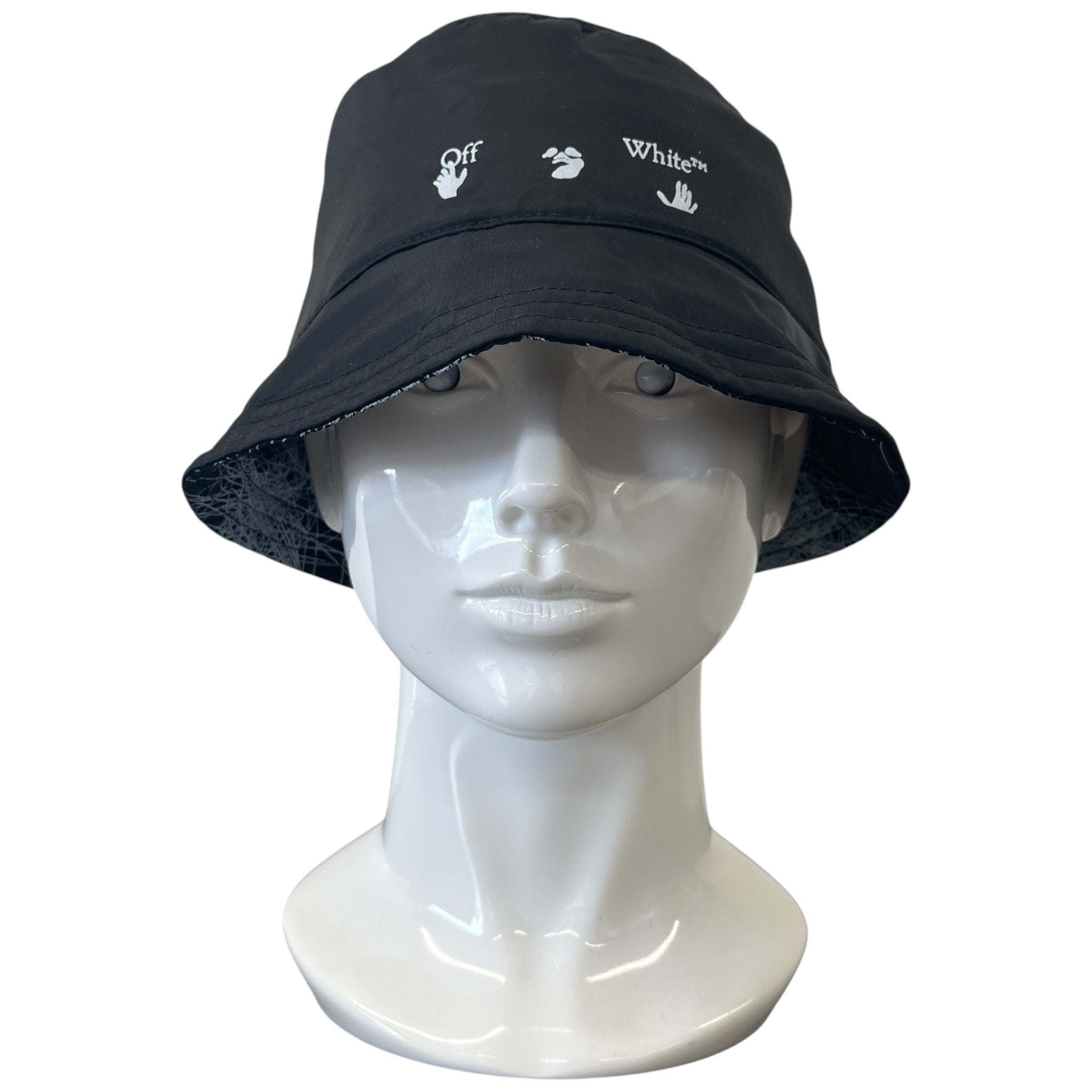 Reversible Logo Bucket Hat Black