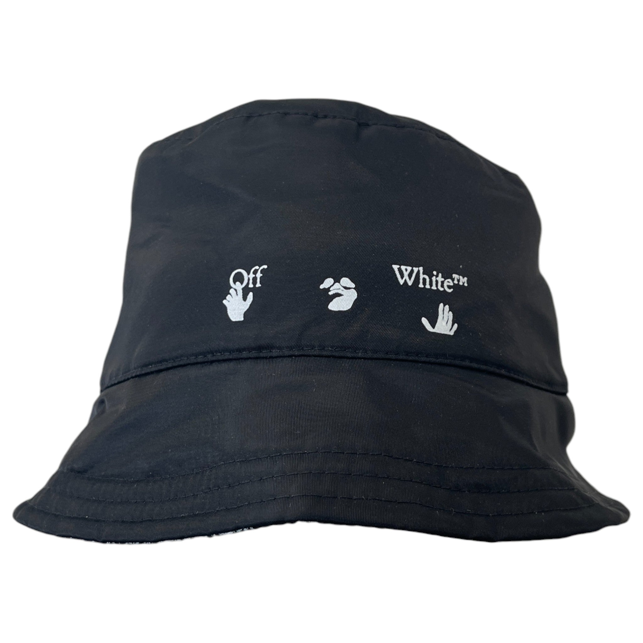 Reversible Logo Bucket Hat Black