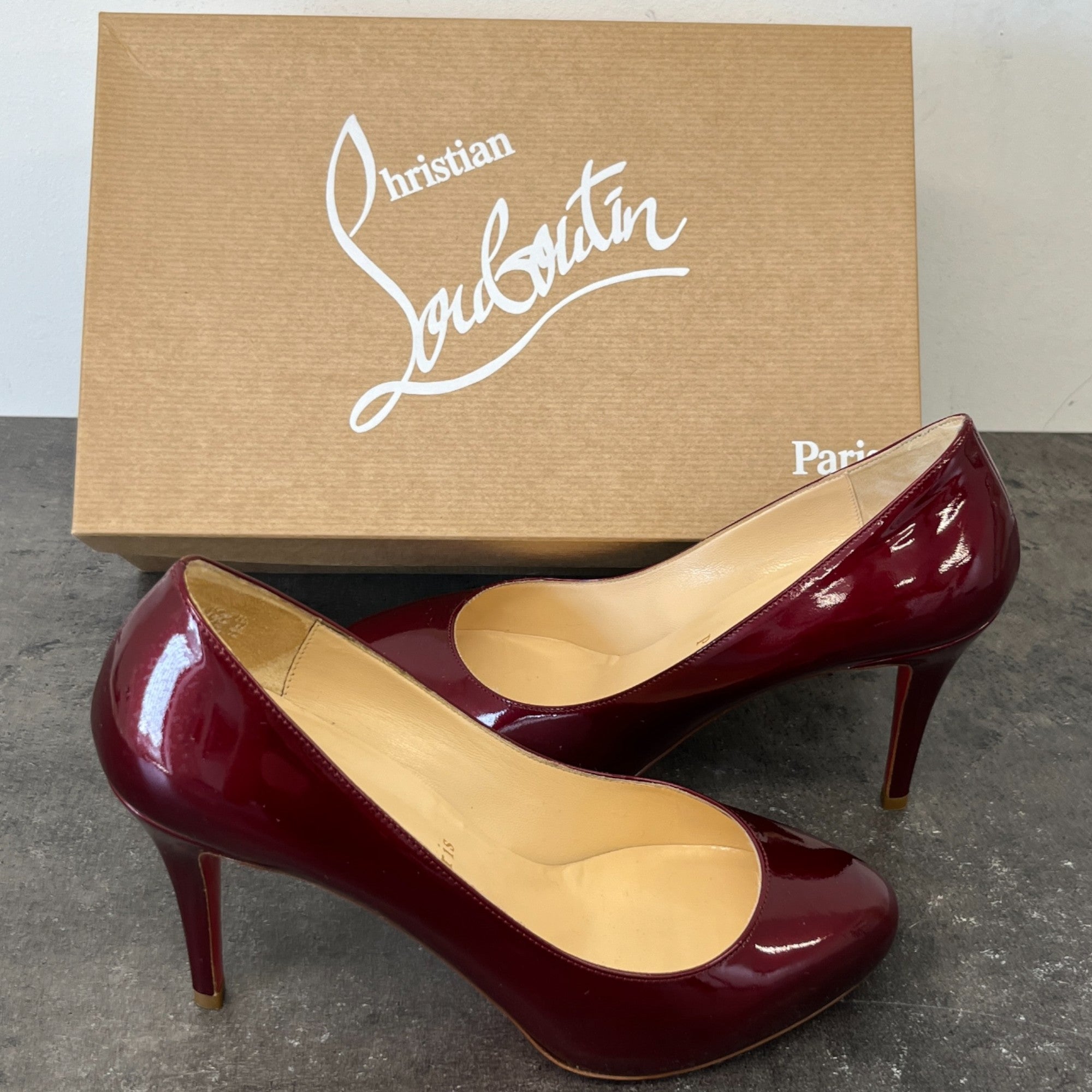 Women's Declic 90 Heels Burgundy Size EU 36.5 / UK 3.5