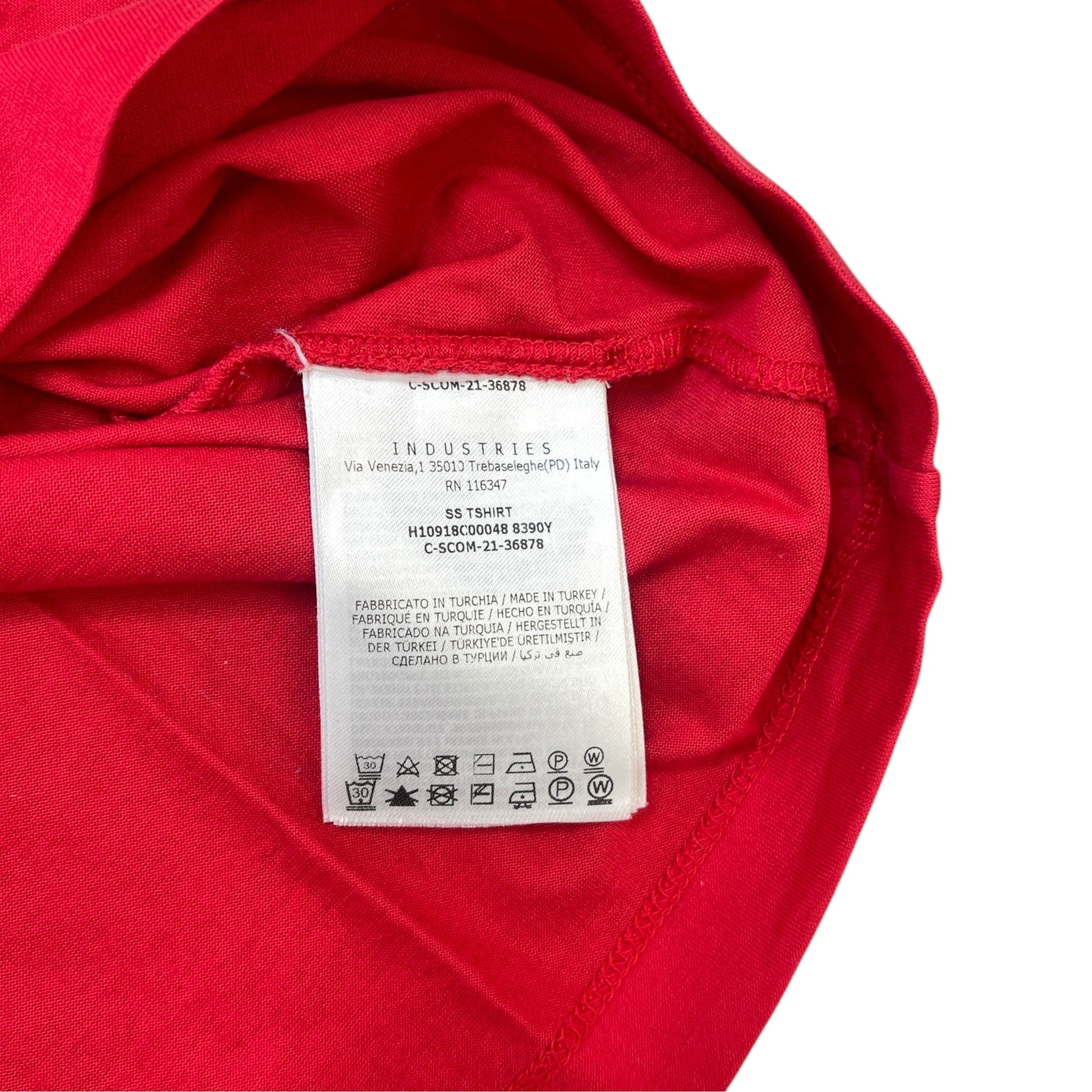 Men's Ss T-Shirt Red Size M