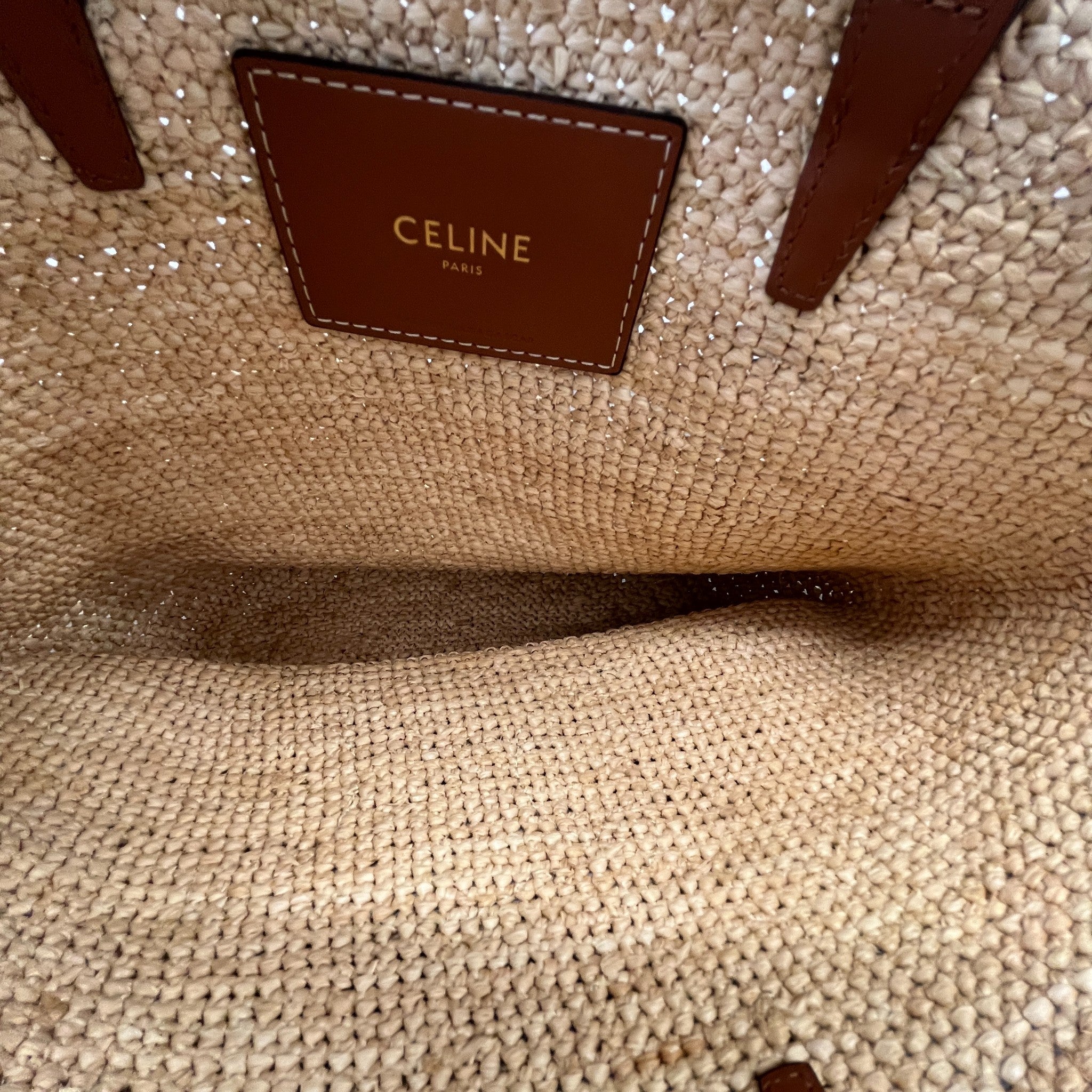 Women's Teen Supple Raffia Bag Beige