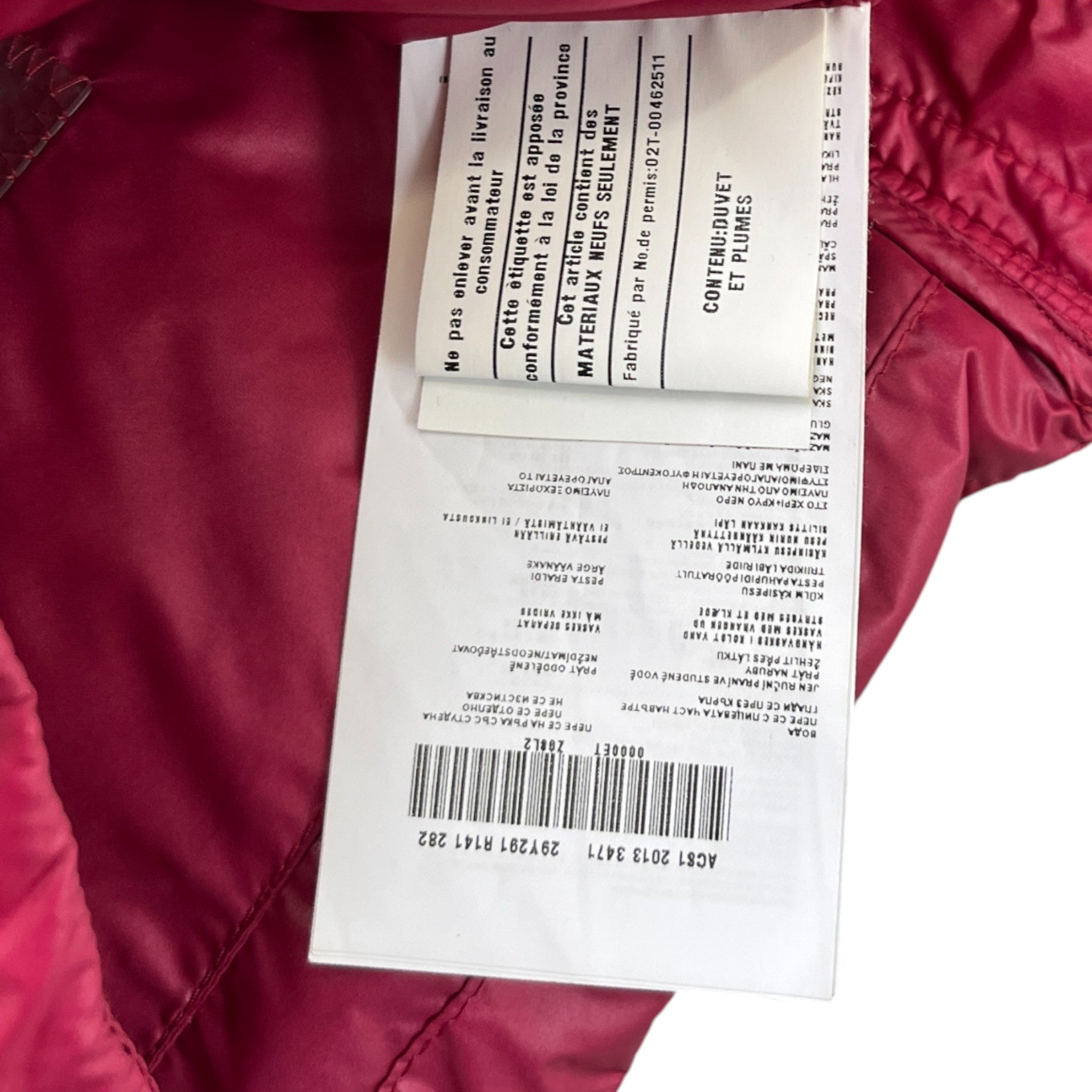 Women's Plaque Logo Gilet Pink Size 44 / UK 12