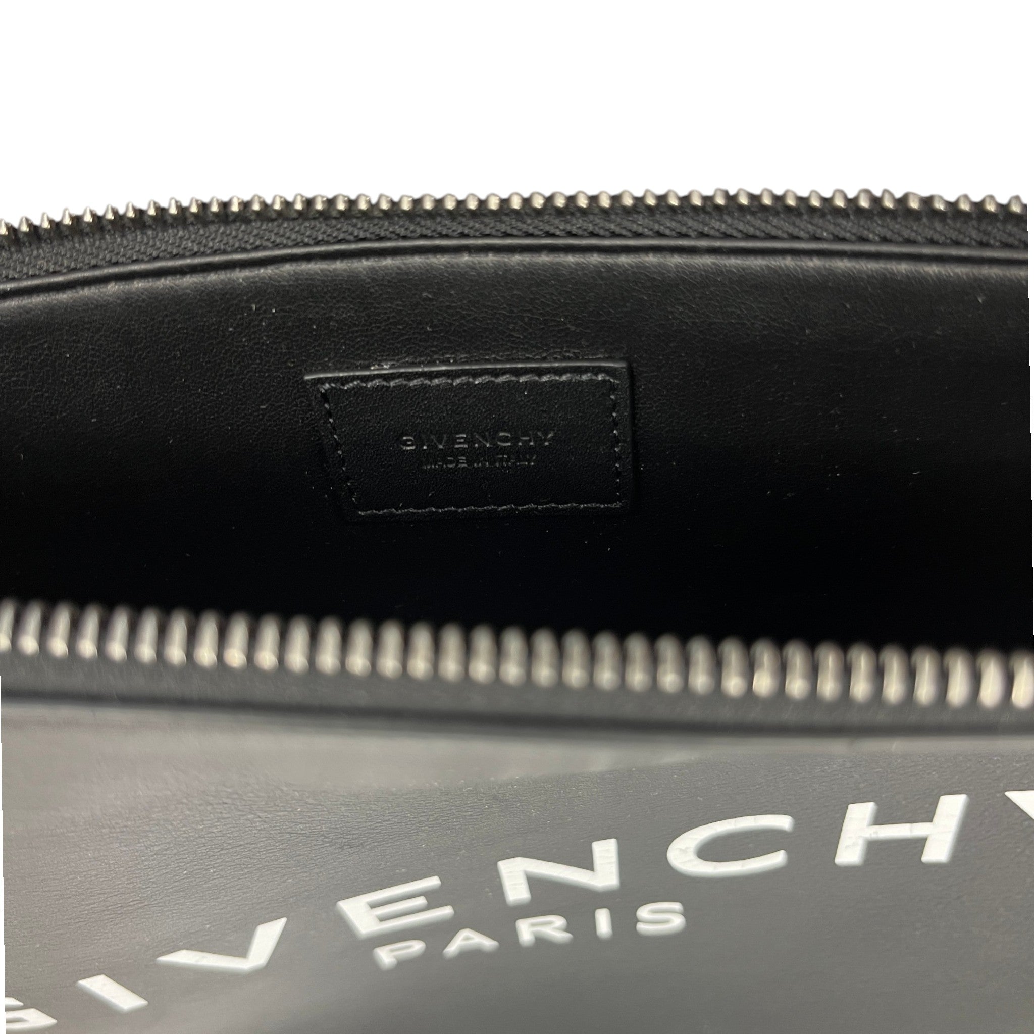 Men's Logo Print Pouch Black