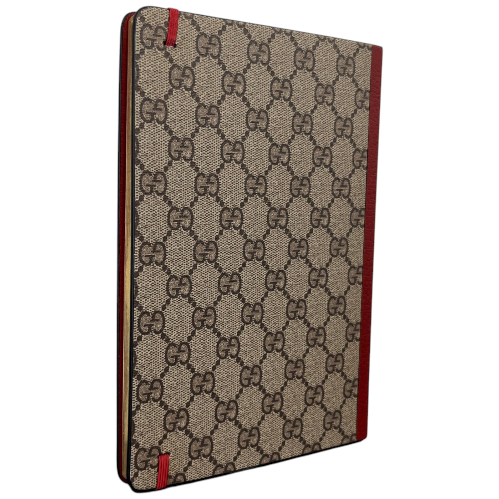 Gg Supreme Notebook Beige