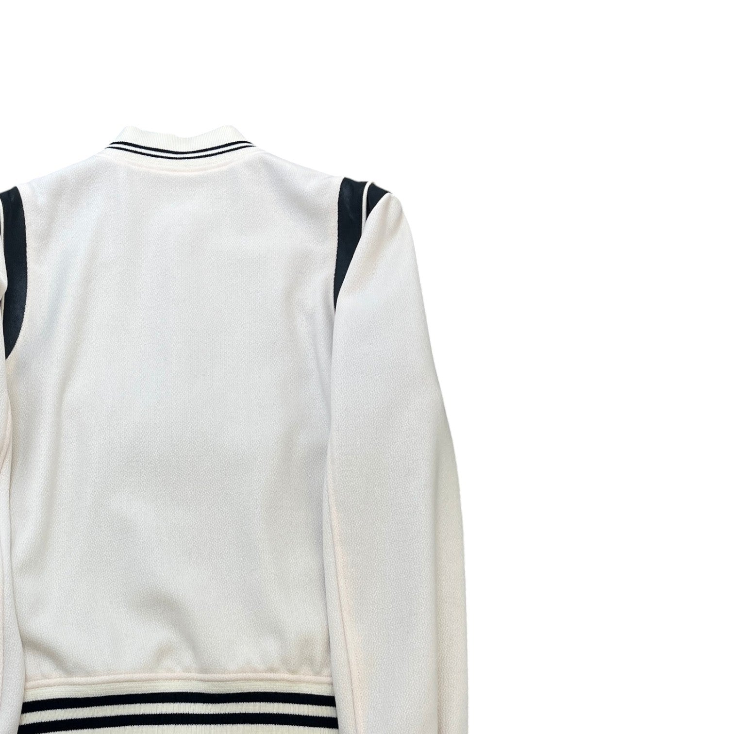 Men's Teddy Varsity Jacket Cream Size IT 56 / XXXL