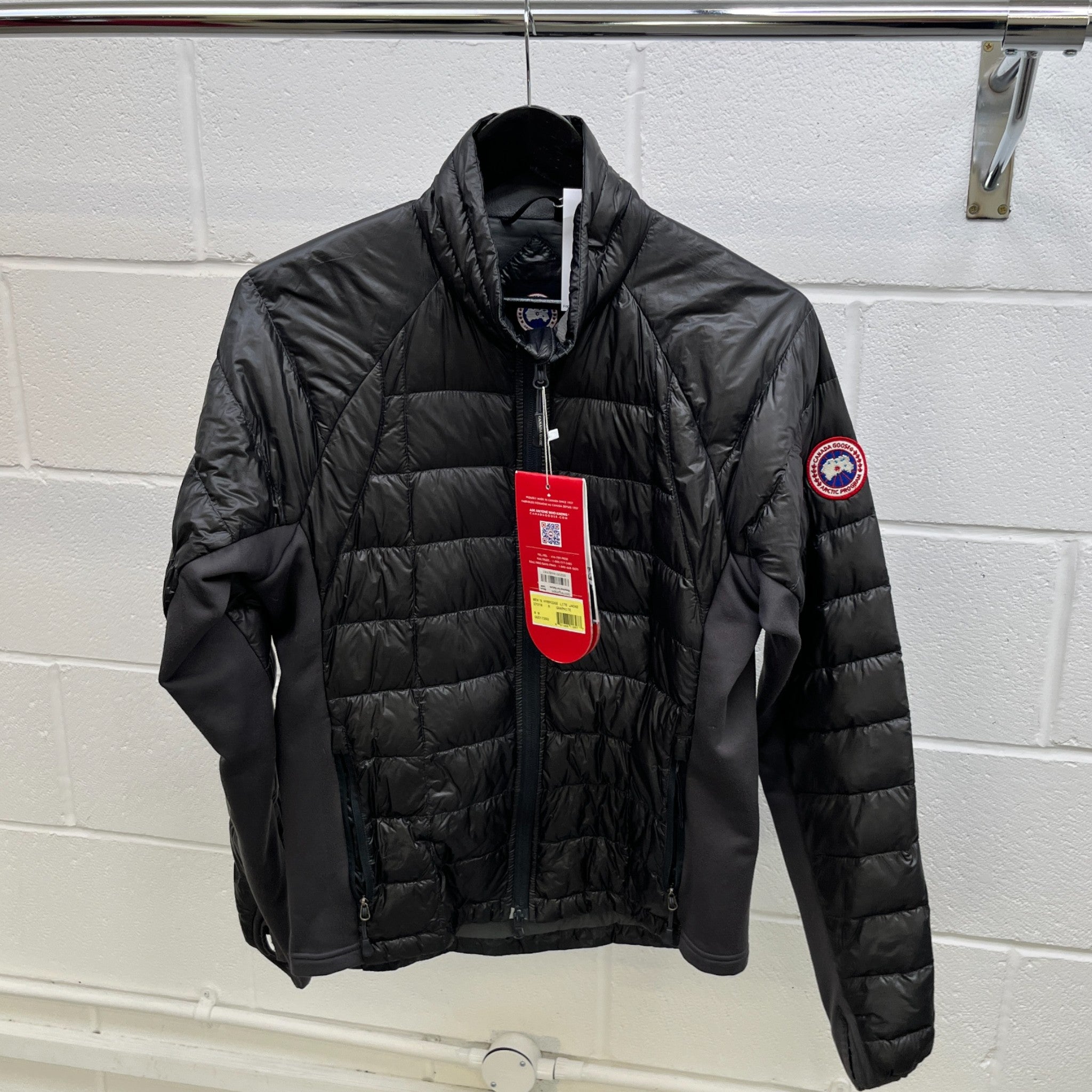 Men's Hybridge Down Jacket Grey Size M