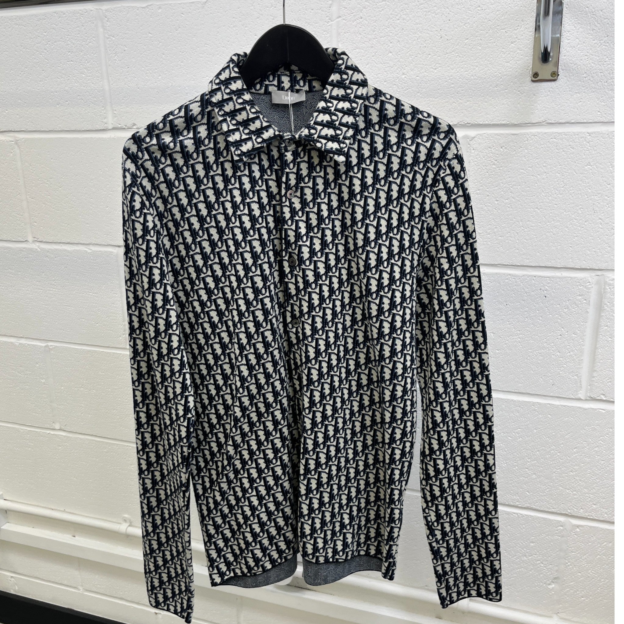 Men's Oblique Shirt Navy Size S