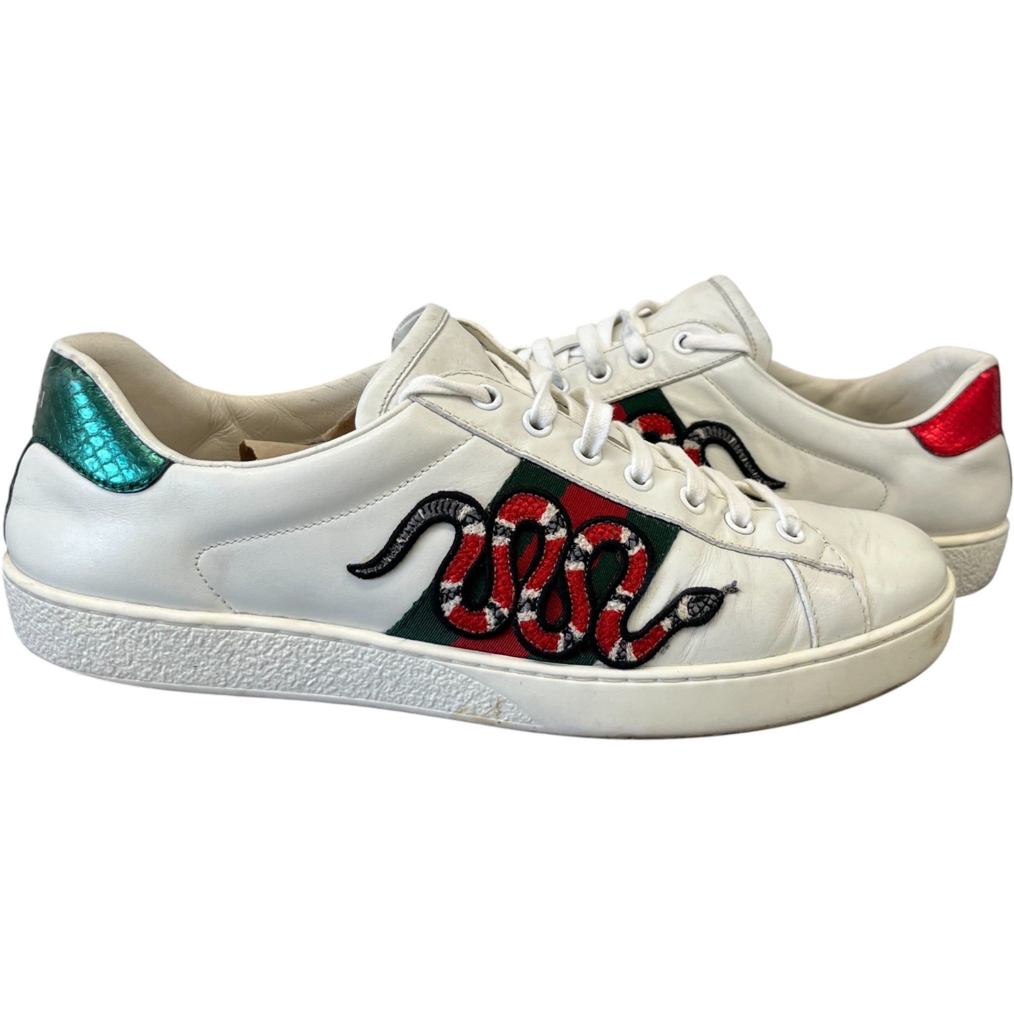 Men's Kingsnake Ace Low Trainers White Size EU 43.5 / UK 9.5
