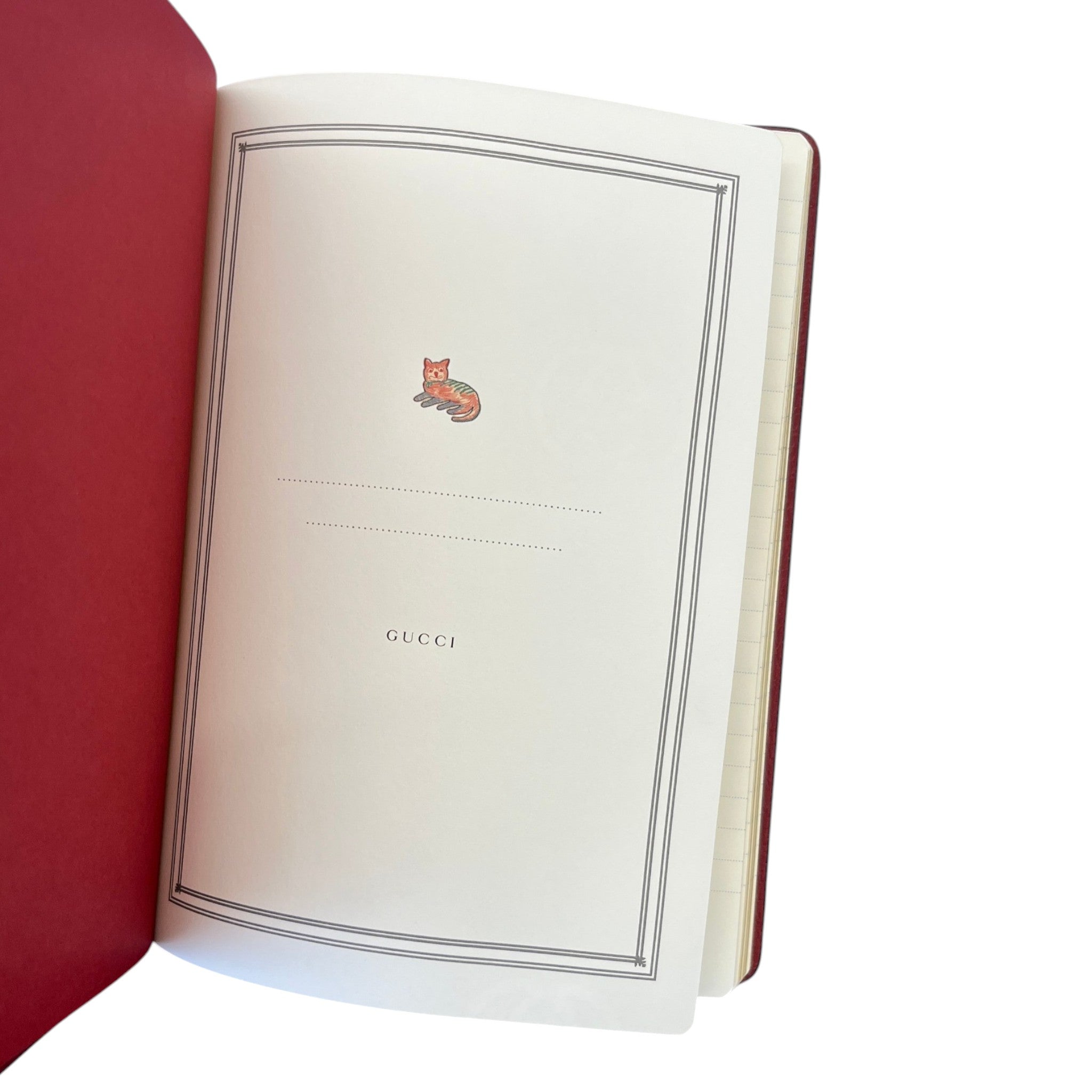 Gg Supreme Notebook Beige