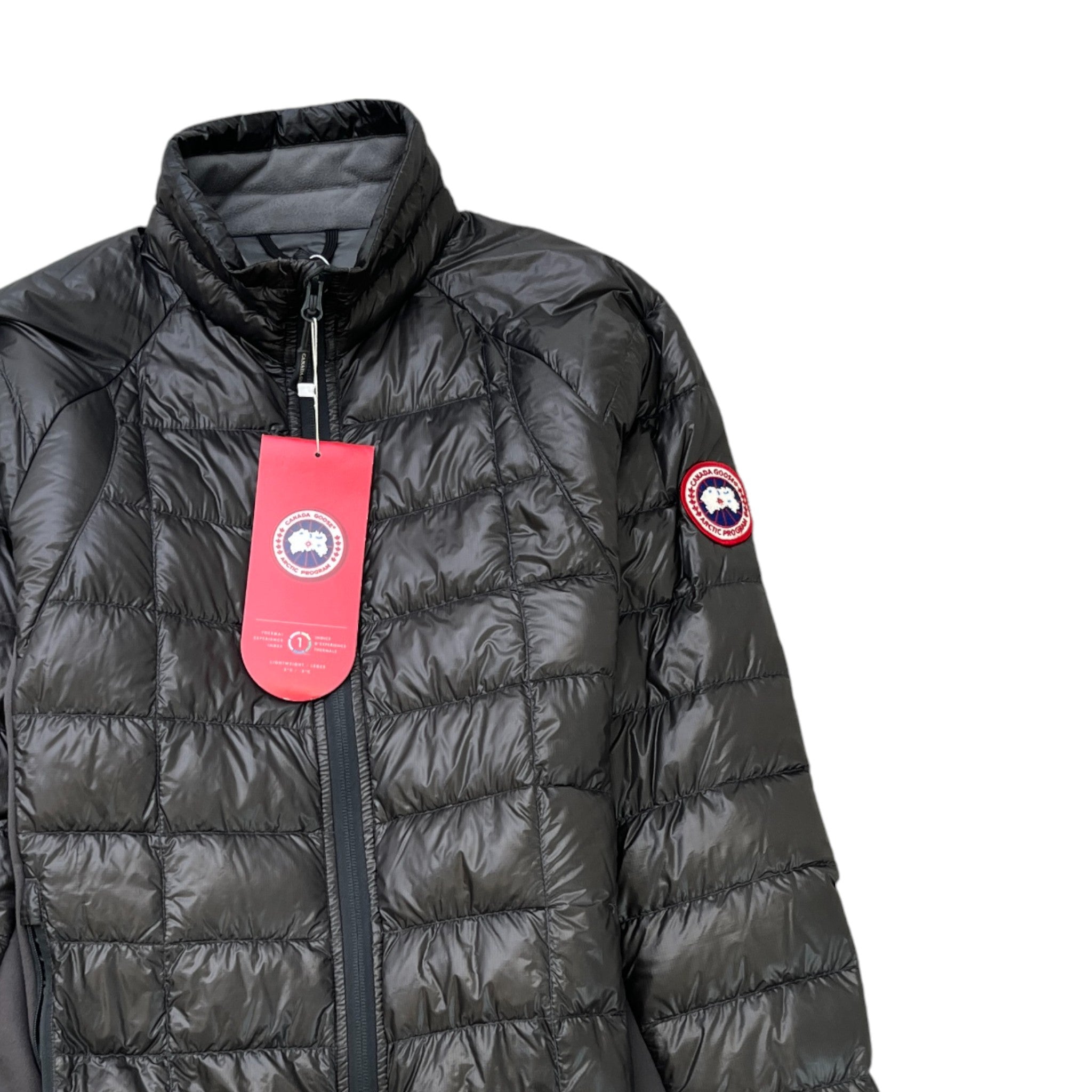 Men's Hybridge Down Jacket Grey Size M