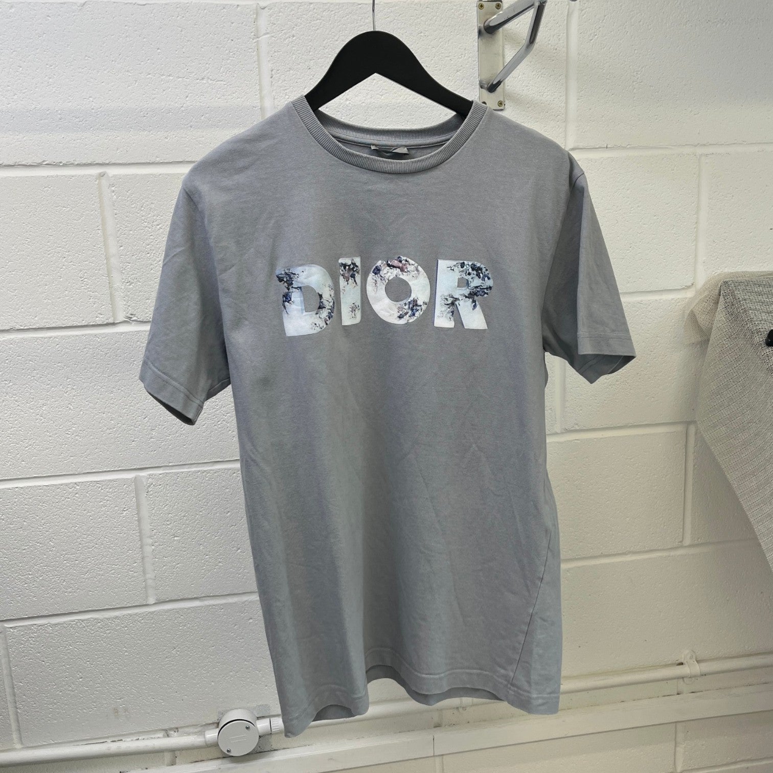 Men's X Daniel Arsham Eroded T-Shirt Grey Size M
