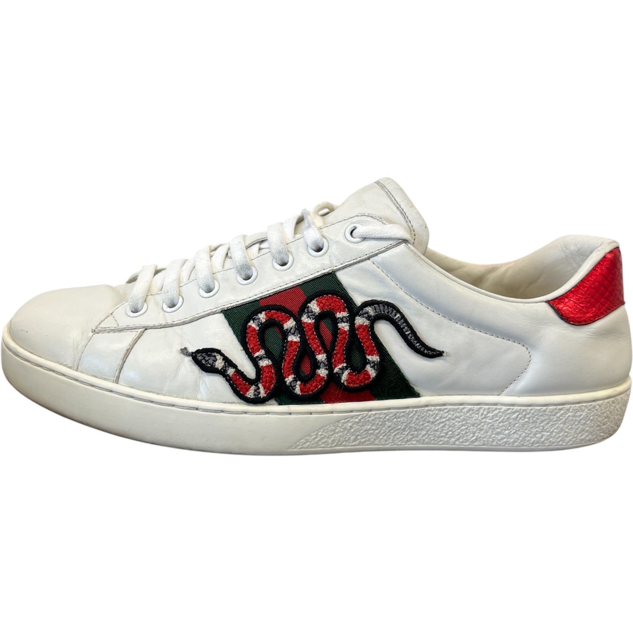Men's Kingsnake Ace Low Trainers White Size EU 43.5 / UK 9.5