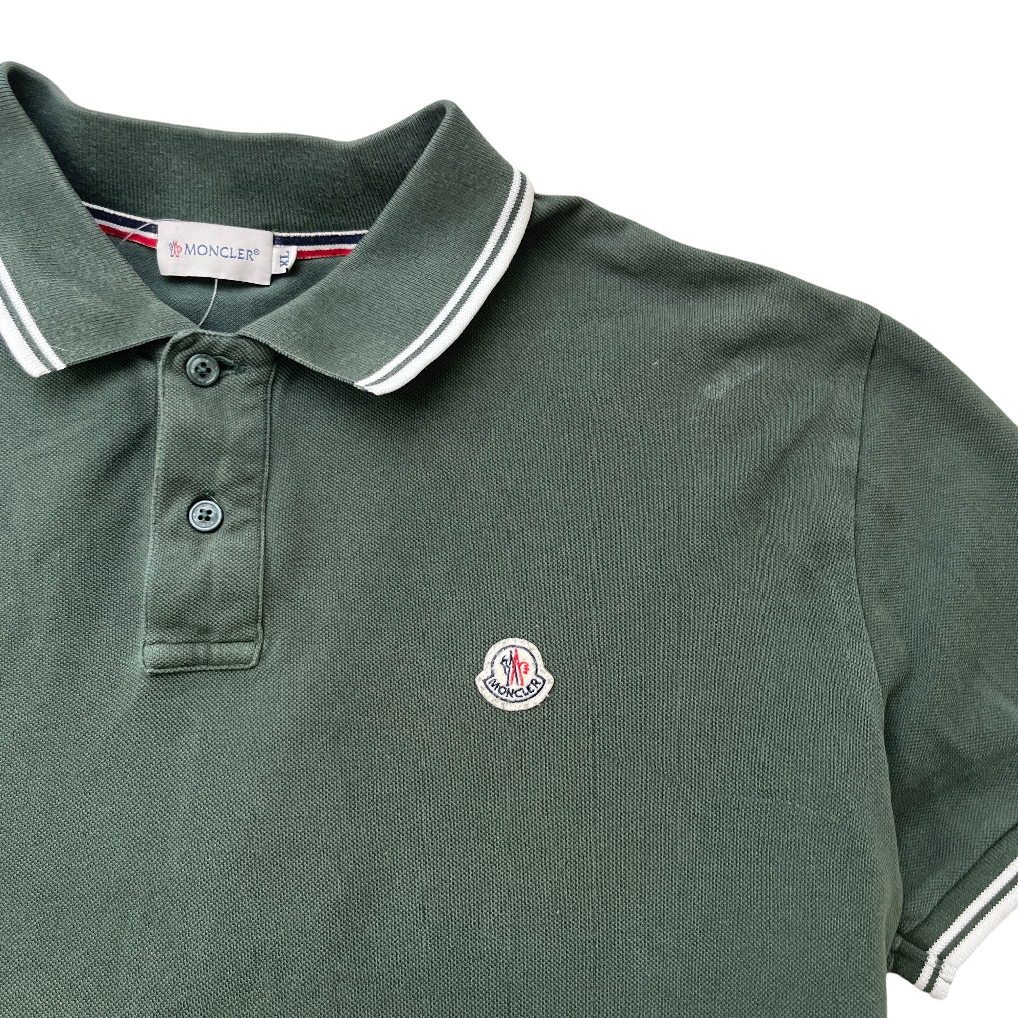 Men's Maglia Polo Shirt Green Size XL