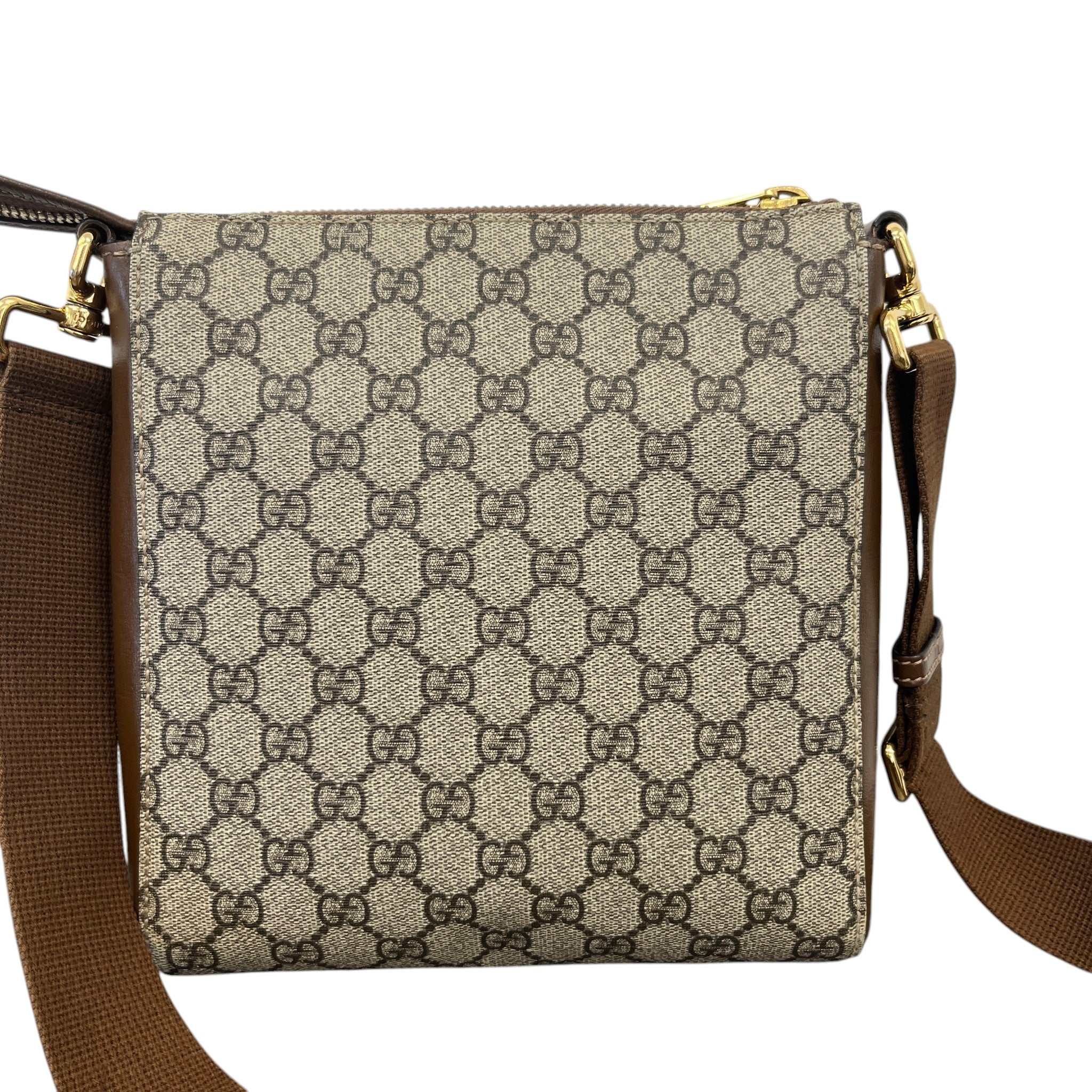 Men's Gg Supreme Messenger Bag Beige