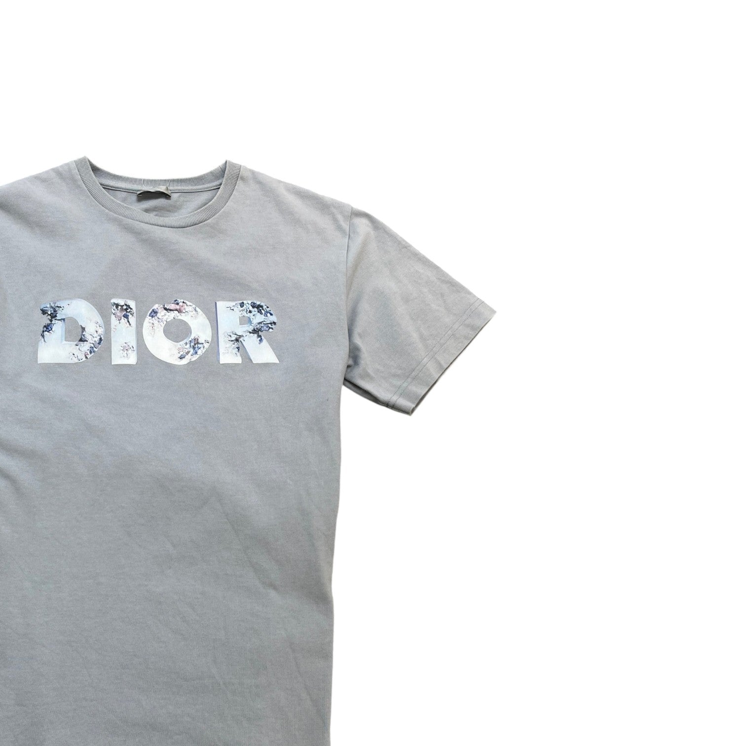 Men's X Daniel Arsham Eroded T-Shirt Grey Size M